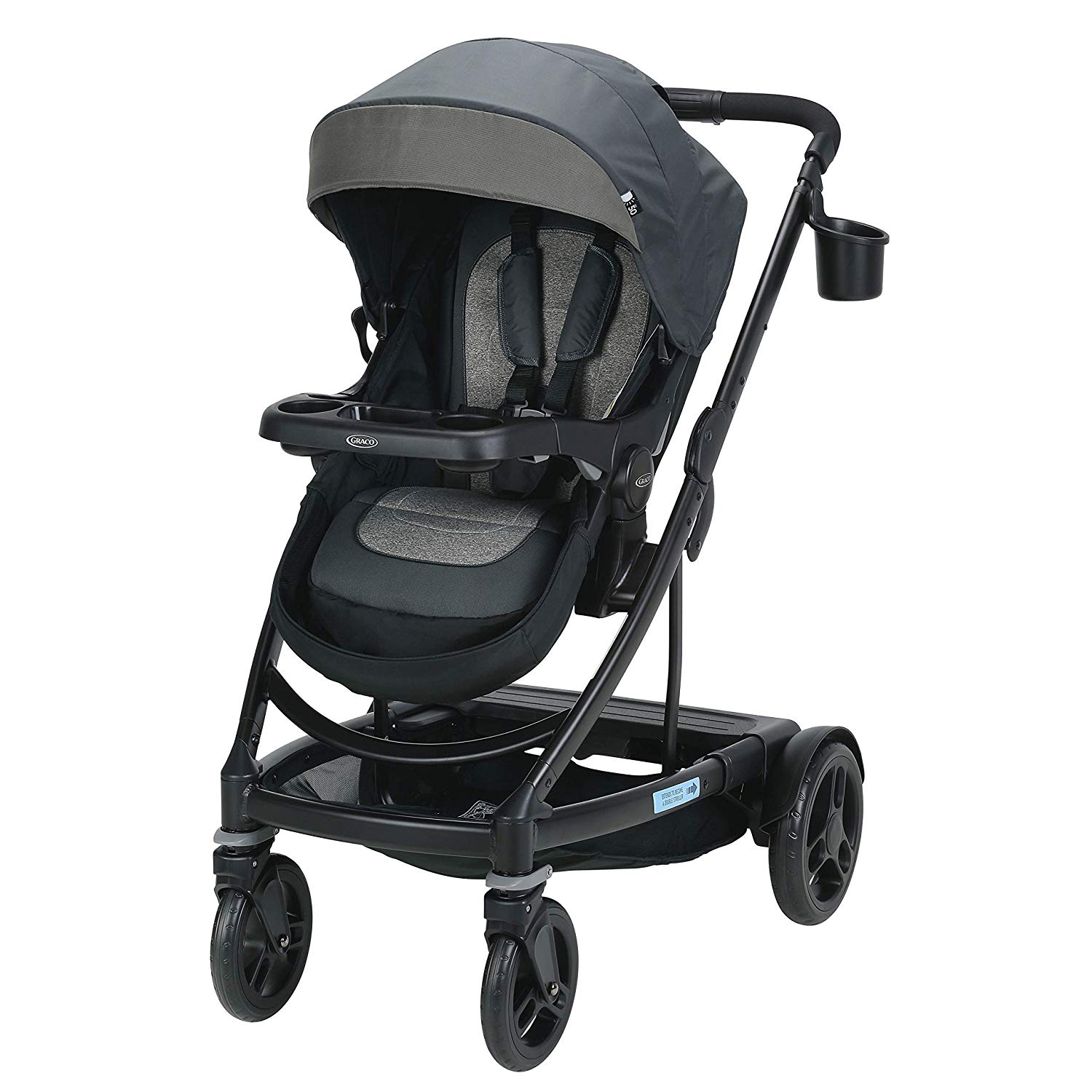 Graco UNO2DUO Single Folding Reclining Convertible Baby Travel Stroller