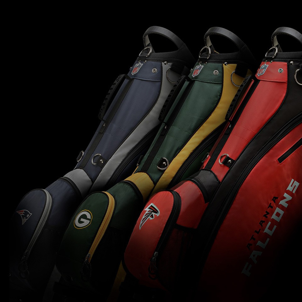 Wilson 2018 NFL Carry Full Size Golf Clubs Bag with 8 Pockets, Dallas