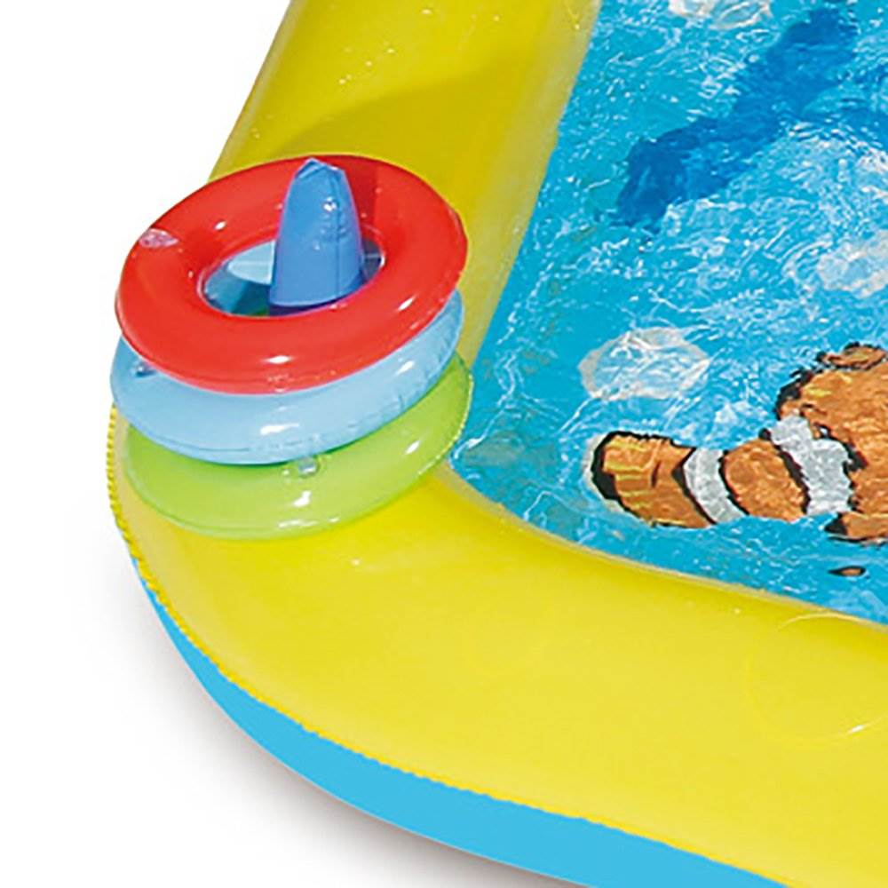 summer waves inflatable family pool with mosaic