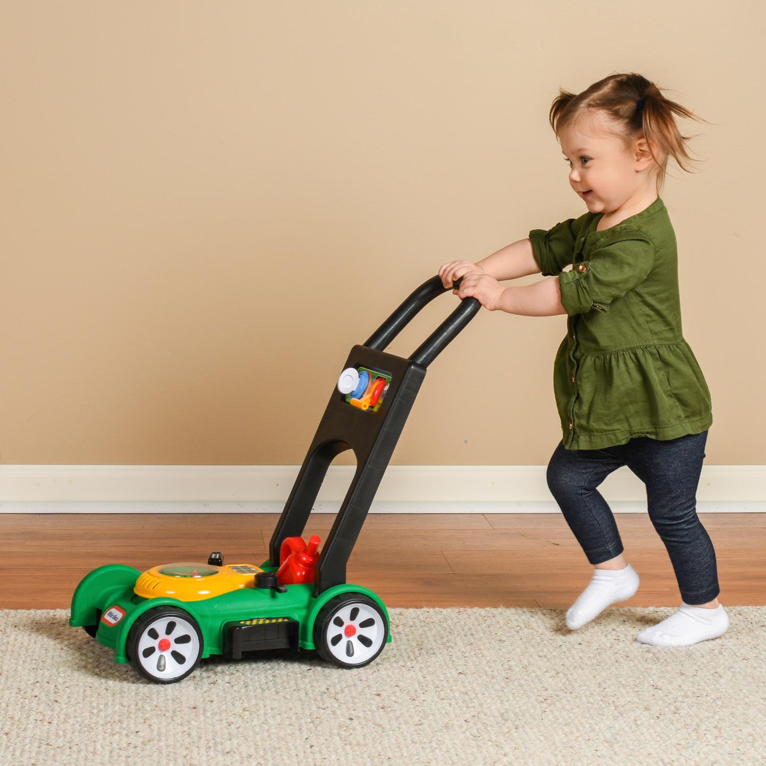 toy sit on lawn mower