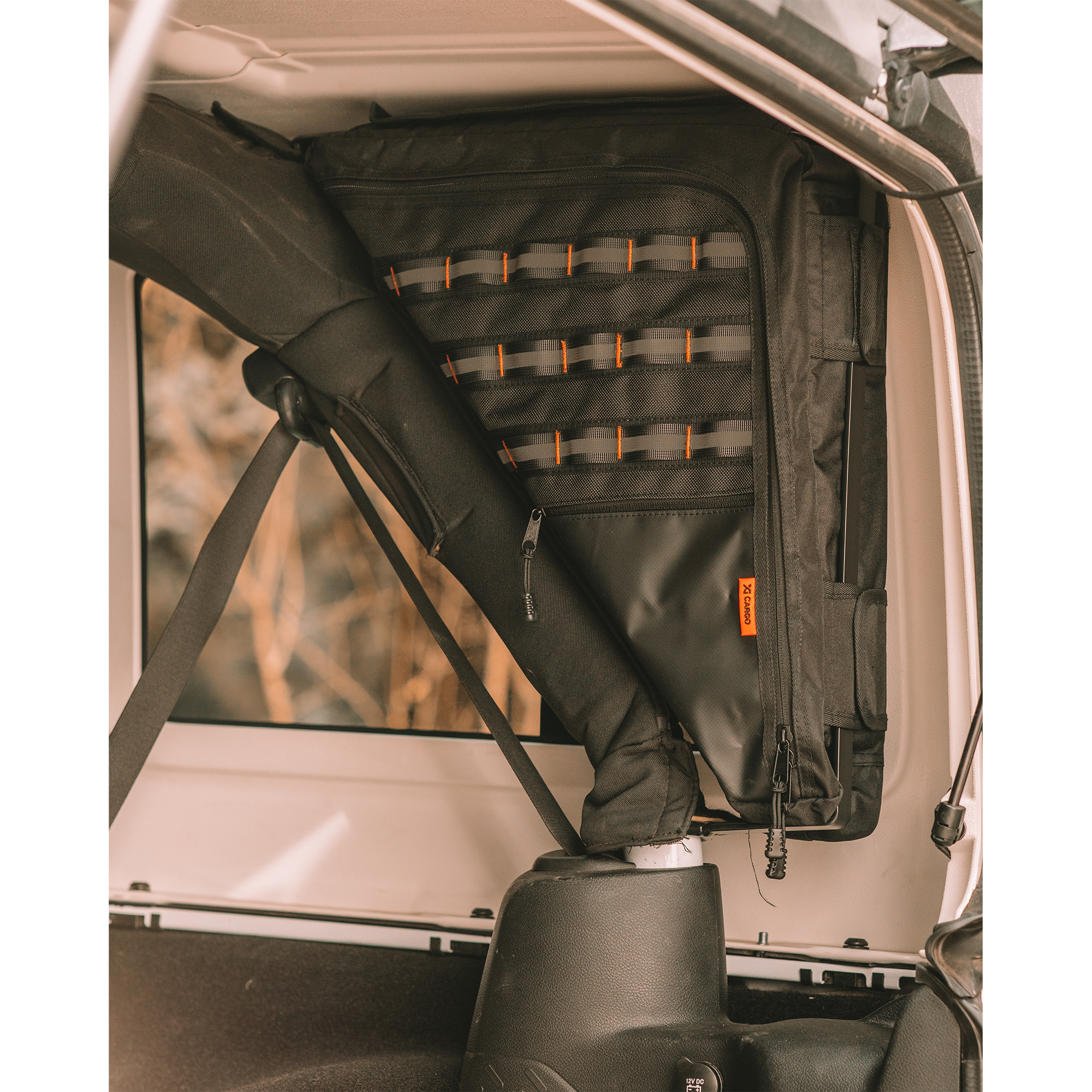 XG Cargo Gama Jeep Wrangler JL Sportsbar Roll Bar Mounted Storage Bag