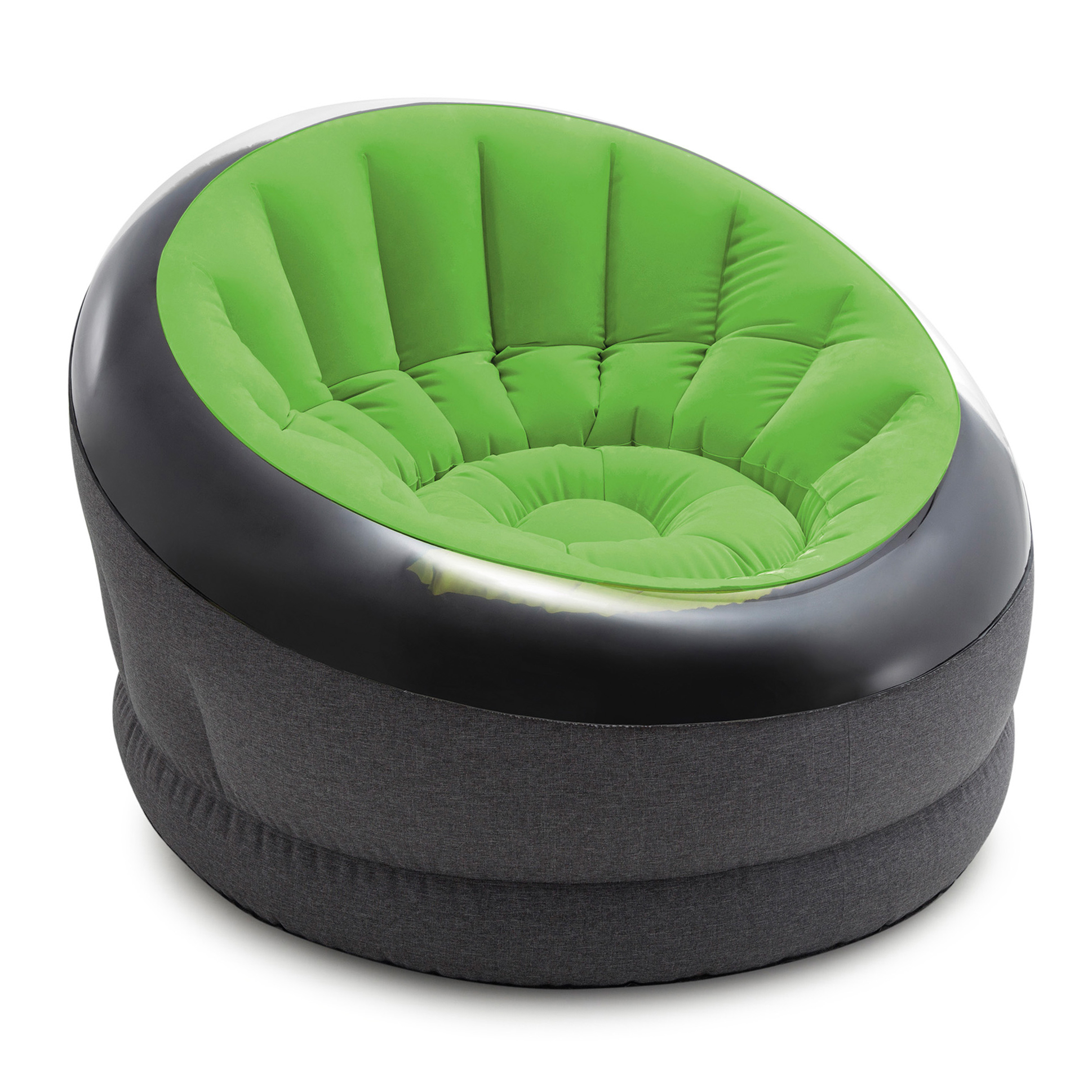 Intex Empire Indoor Inflatable Blow Up Dorm Room Lounge Air Chair, Lime