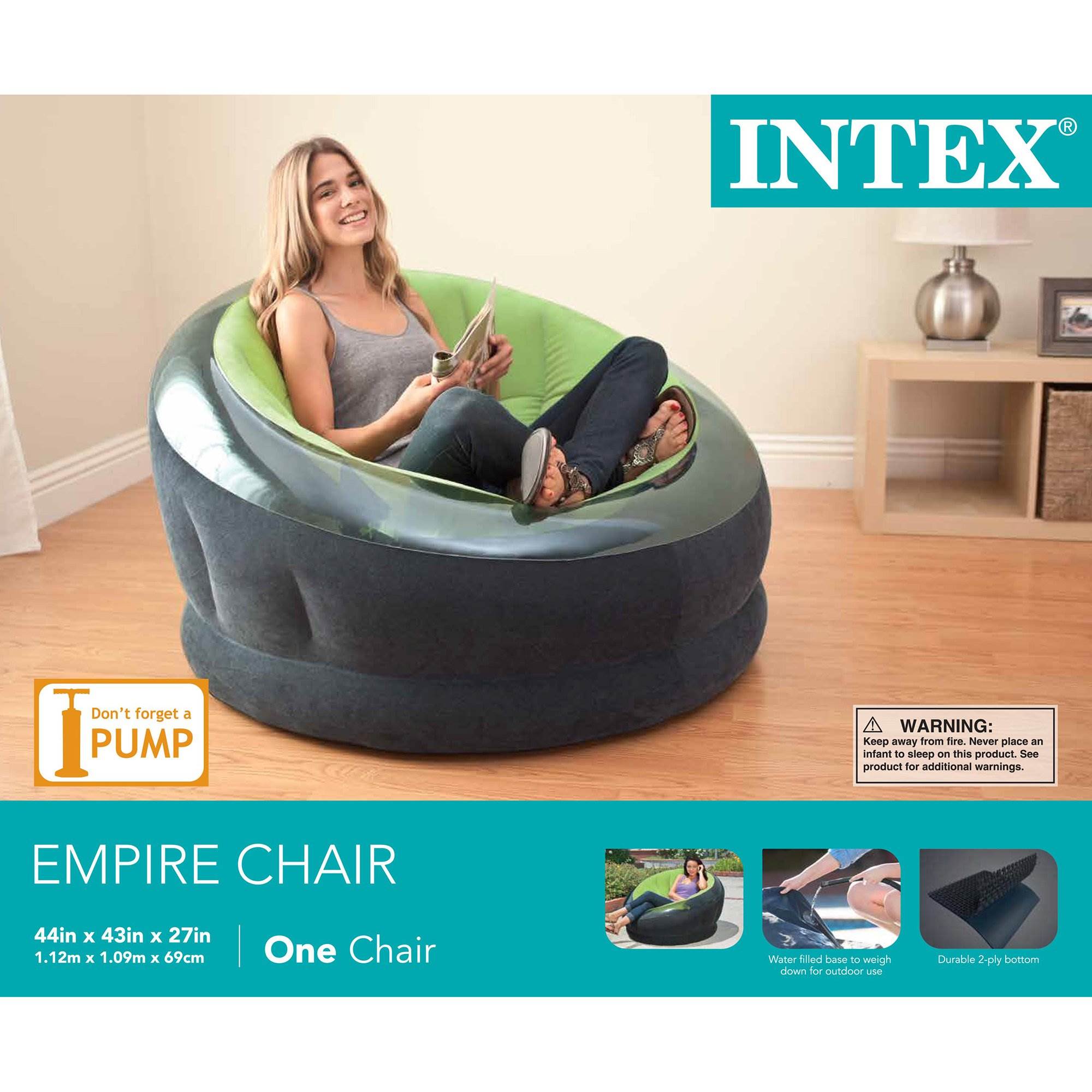 intex lounge chair inflatable
