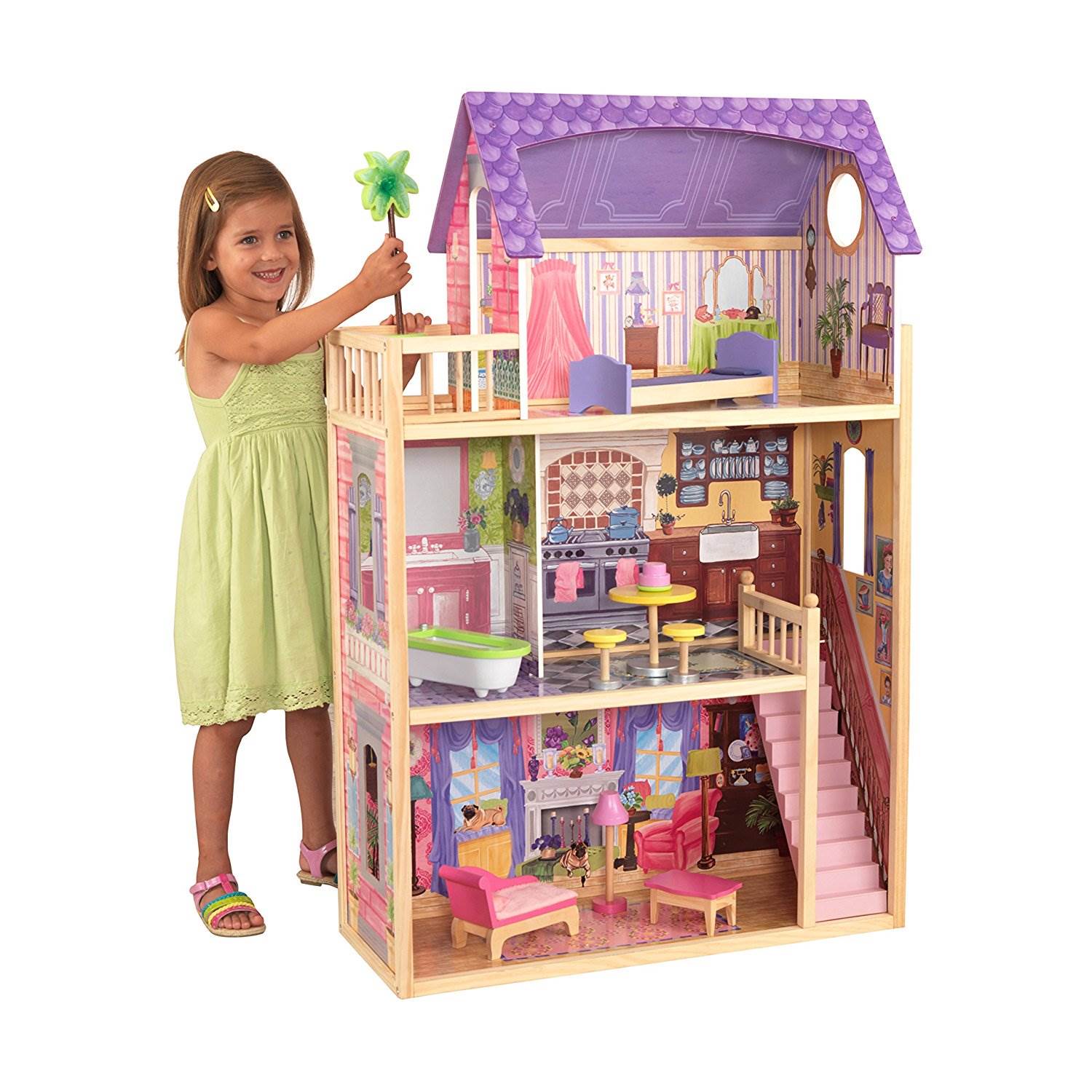 kidkraft dollhouse with pool