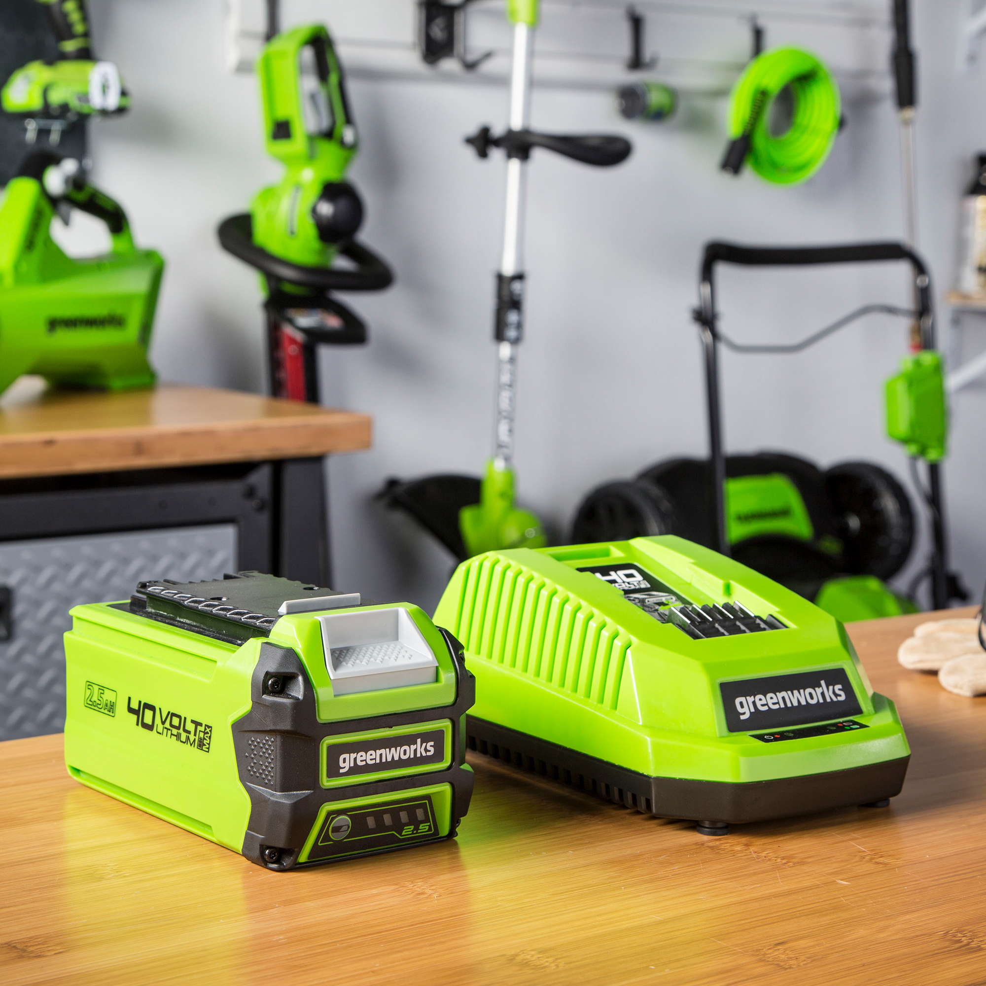 green power leaf blower