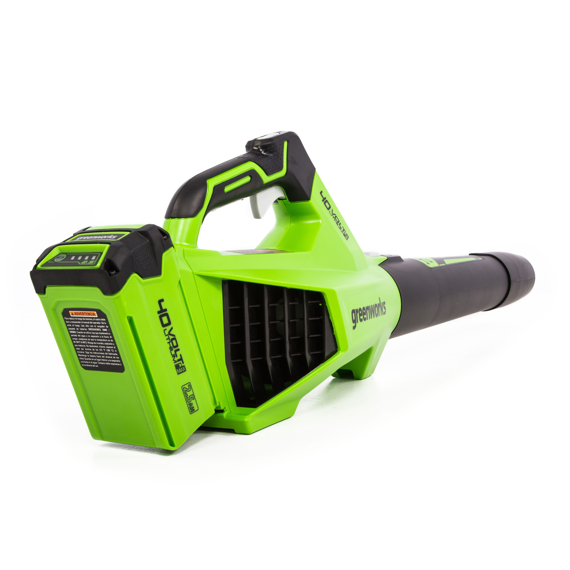 Greenworks 40 Volt 450 CFM 125 MPH Battery Powered Leaf Blower (Open