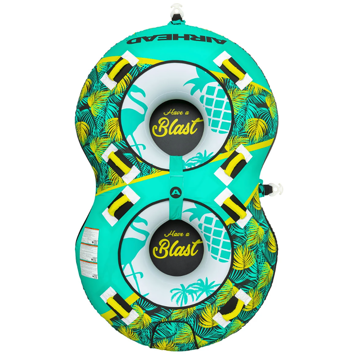 Airhead BLAST 2 Inflatable Open Top 2Person Towable Water Tube