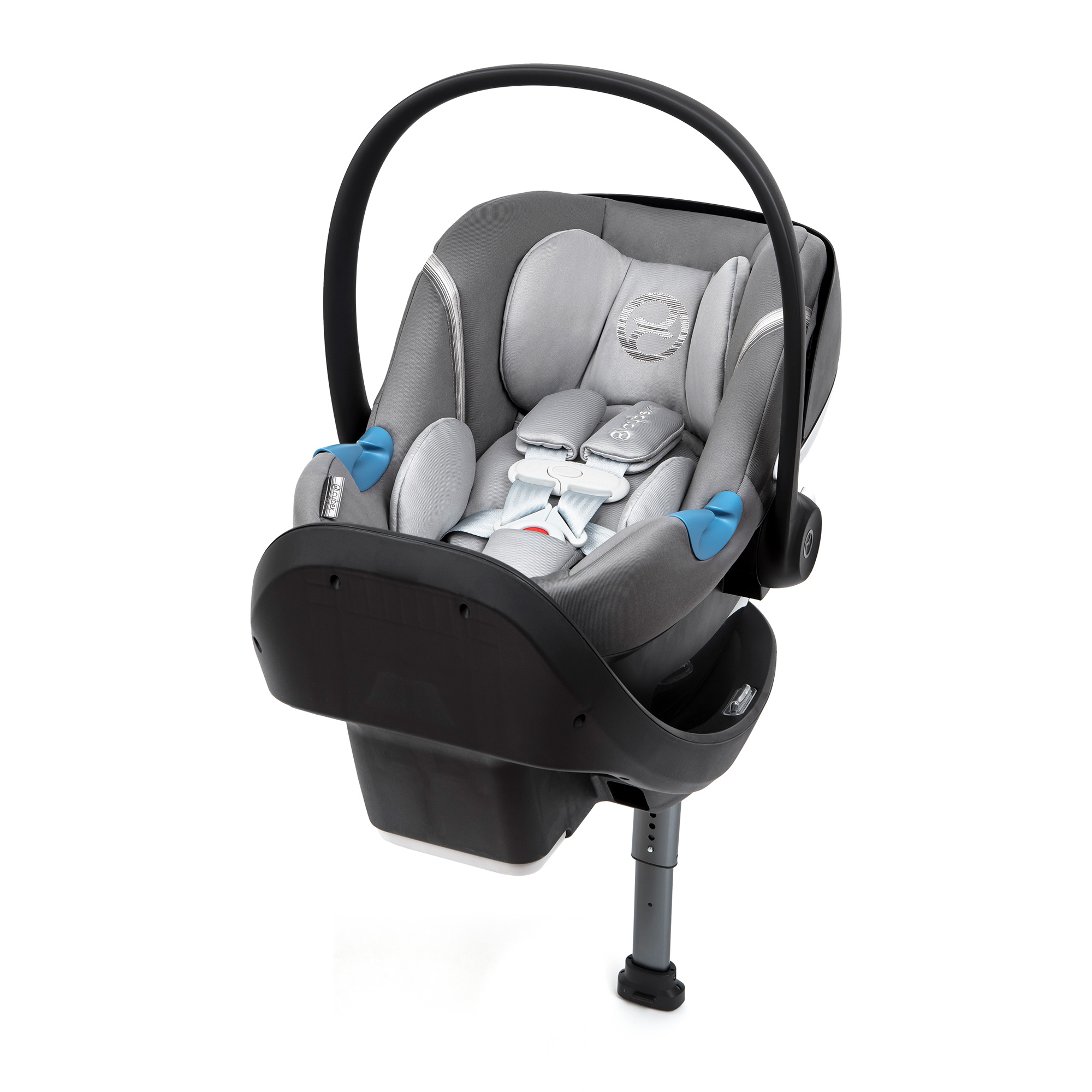 Cybex Aton M Baby Car Seat with SafeLock Base, Manhattan Gray (Open Box