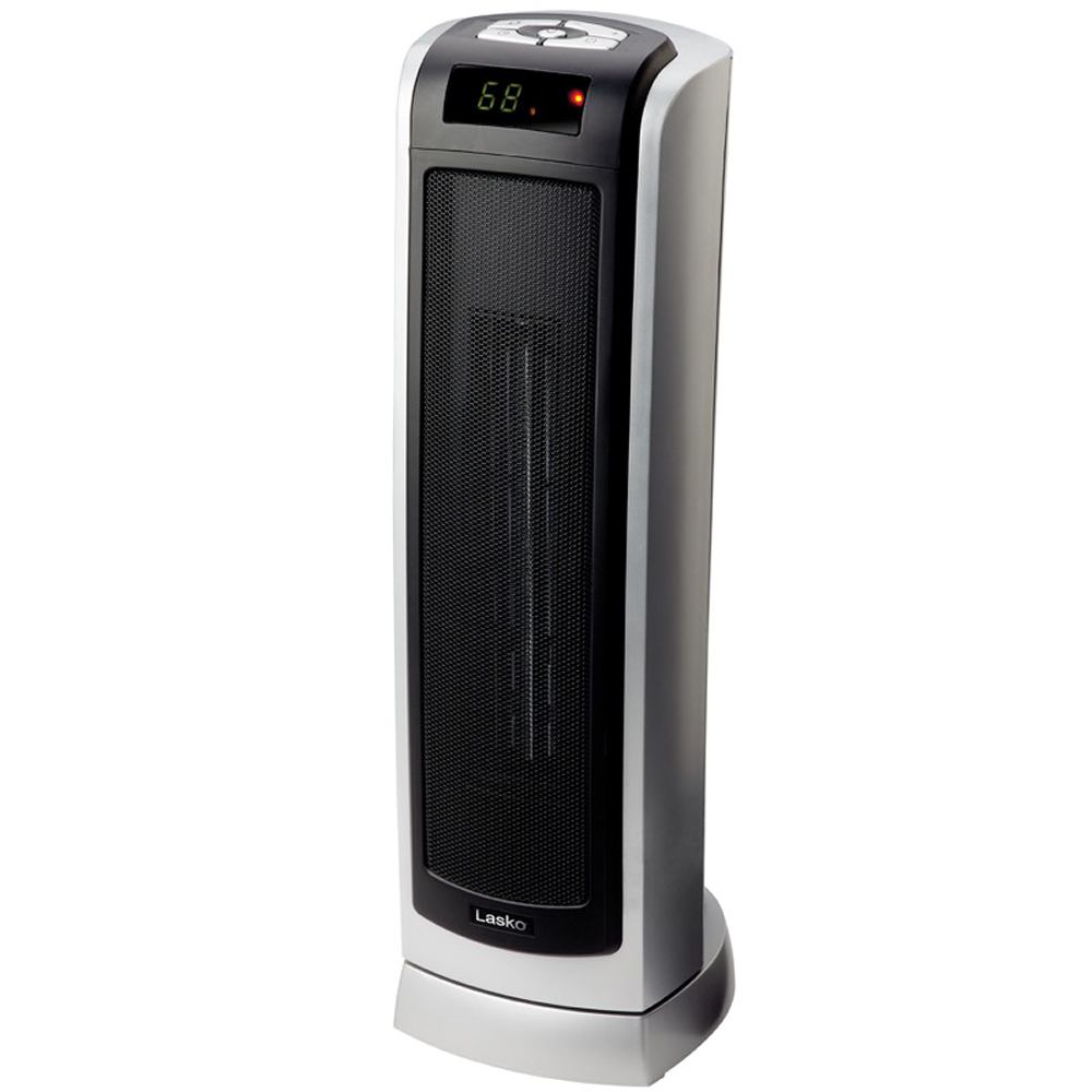 Lasko 5521 Portable Electric 1500W Room Oscillating Ceramic Tower Space