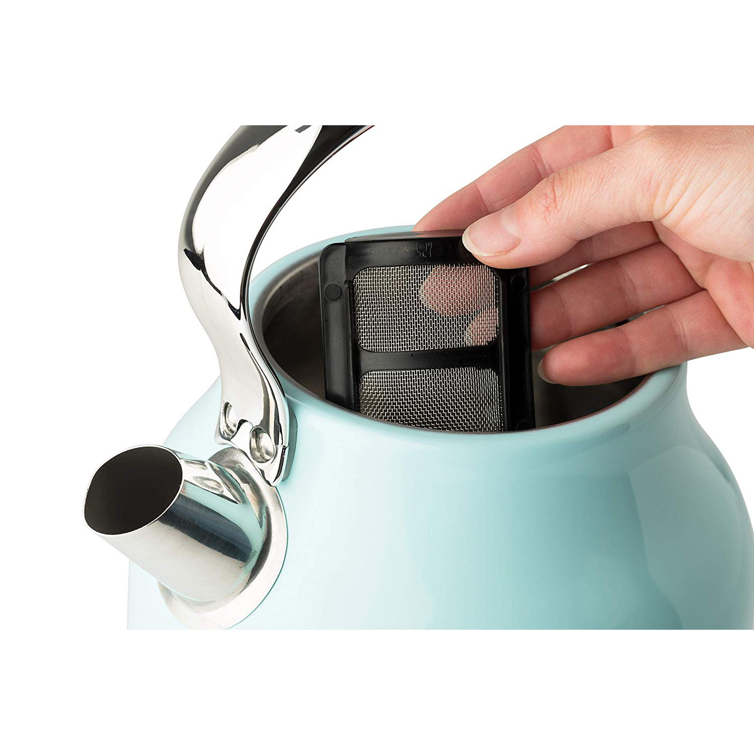 Haden Heritage 1.7 Liter Stainless Steel Body Retro Electric Kettle