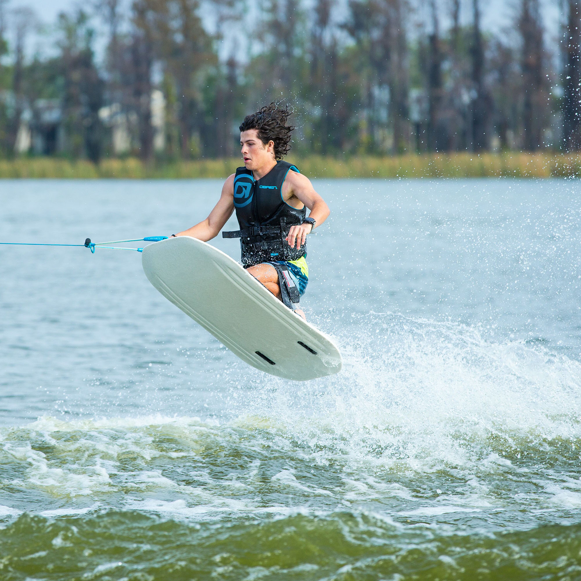 Hydroslide Razorback Adult Water Kneeboard with Handle & Hydro Hook Tow