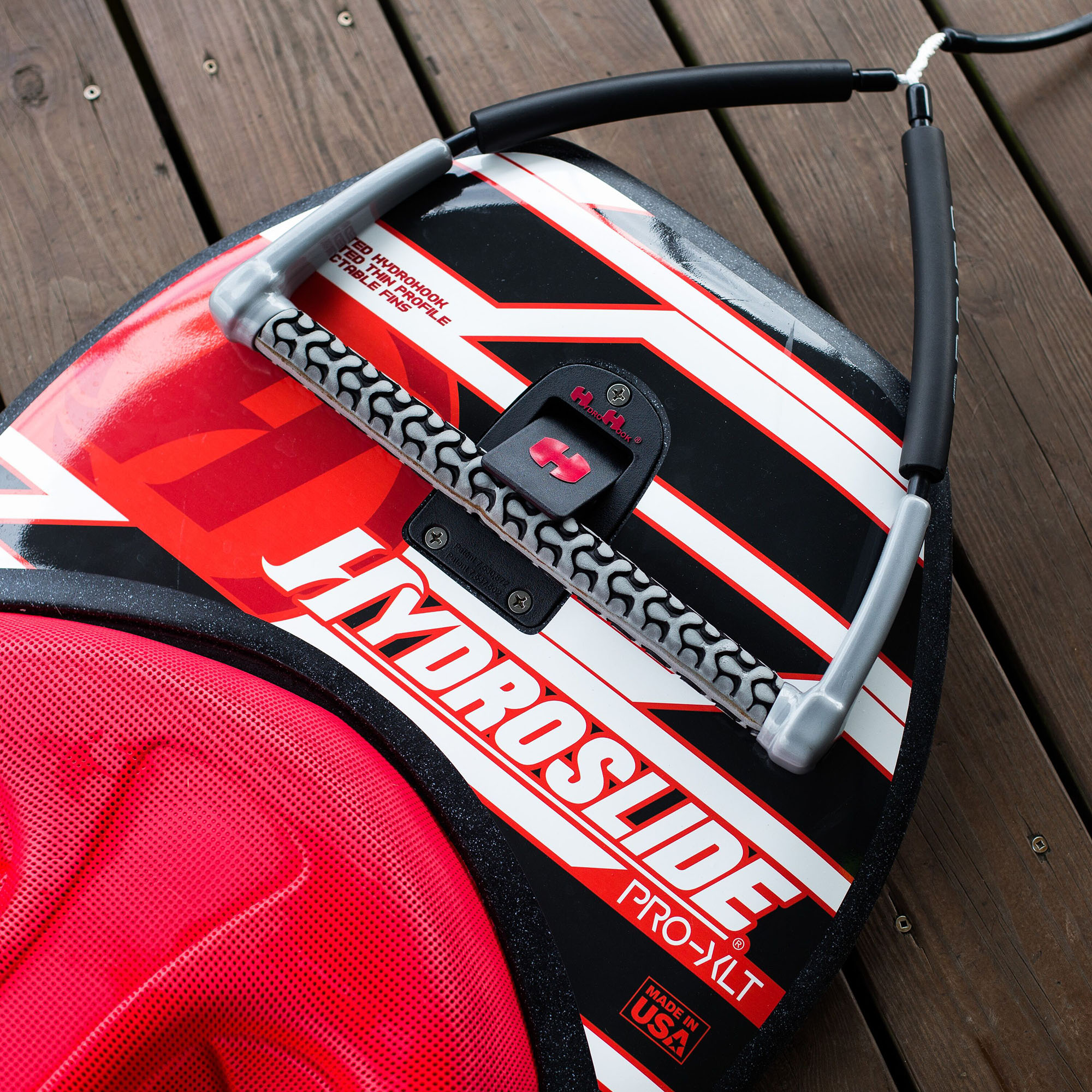 Hydroslide Pro XLT Adult Water Kneeboard with Handle & Hydro Hook Tow