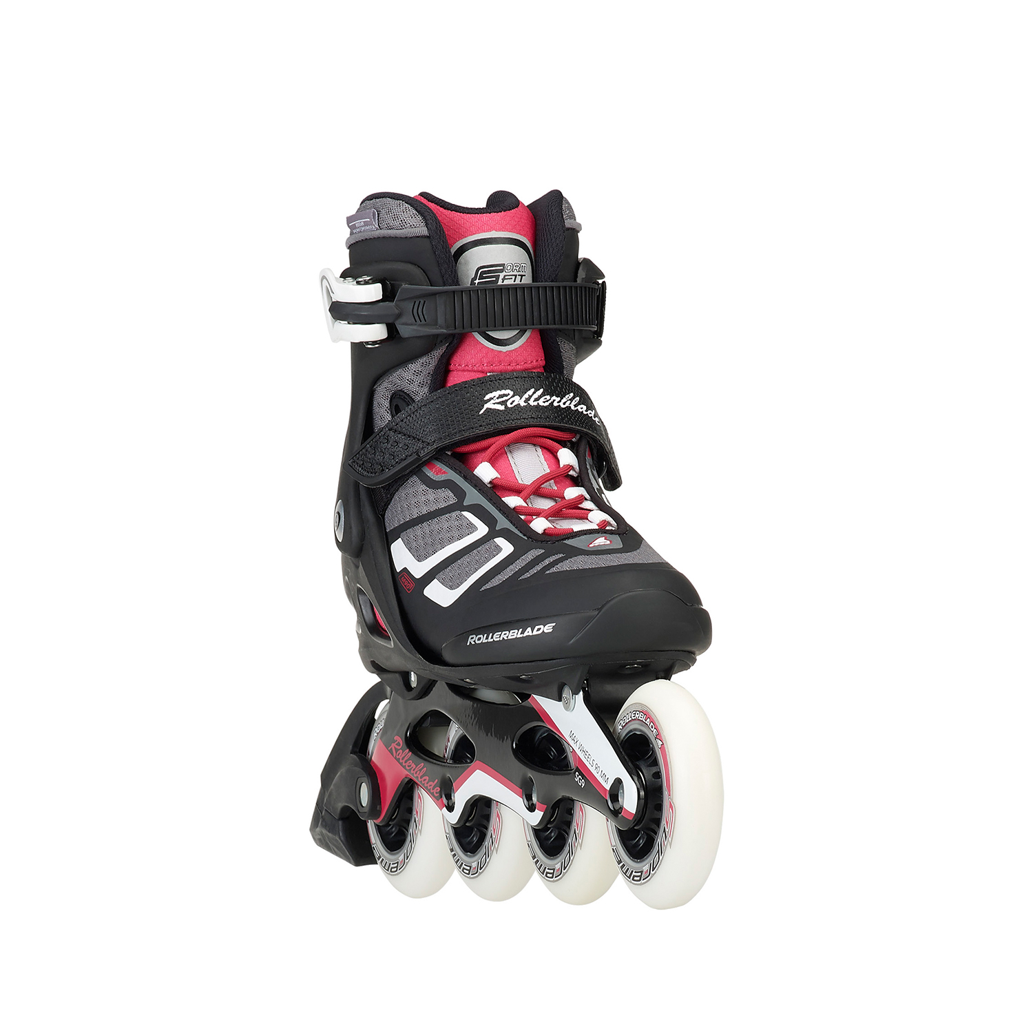 Rollerblade Usa Macroblade 90 Women S Adult Fitness Inline Skates Size 8 Red Ebay