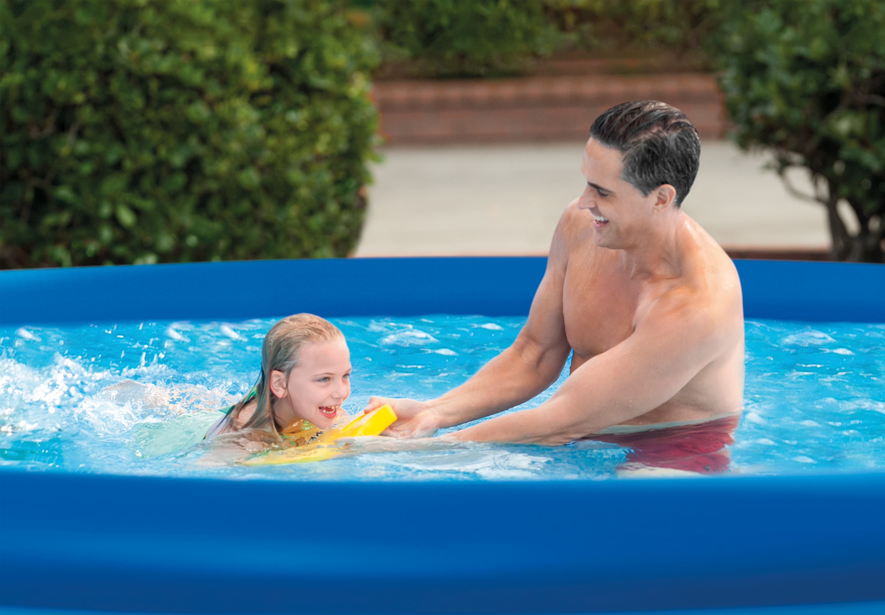 Intex Easy Set Above Ground Pool Kit & 530 GPH Filter Pump (Open Box) (2 Pack)