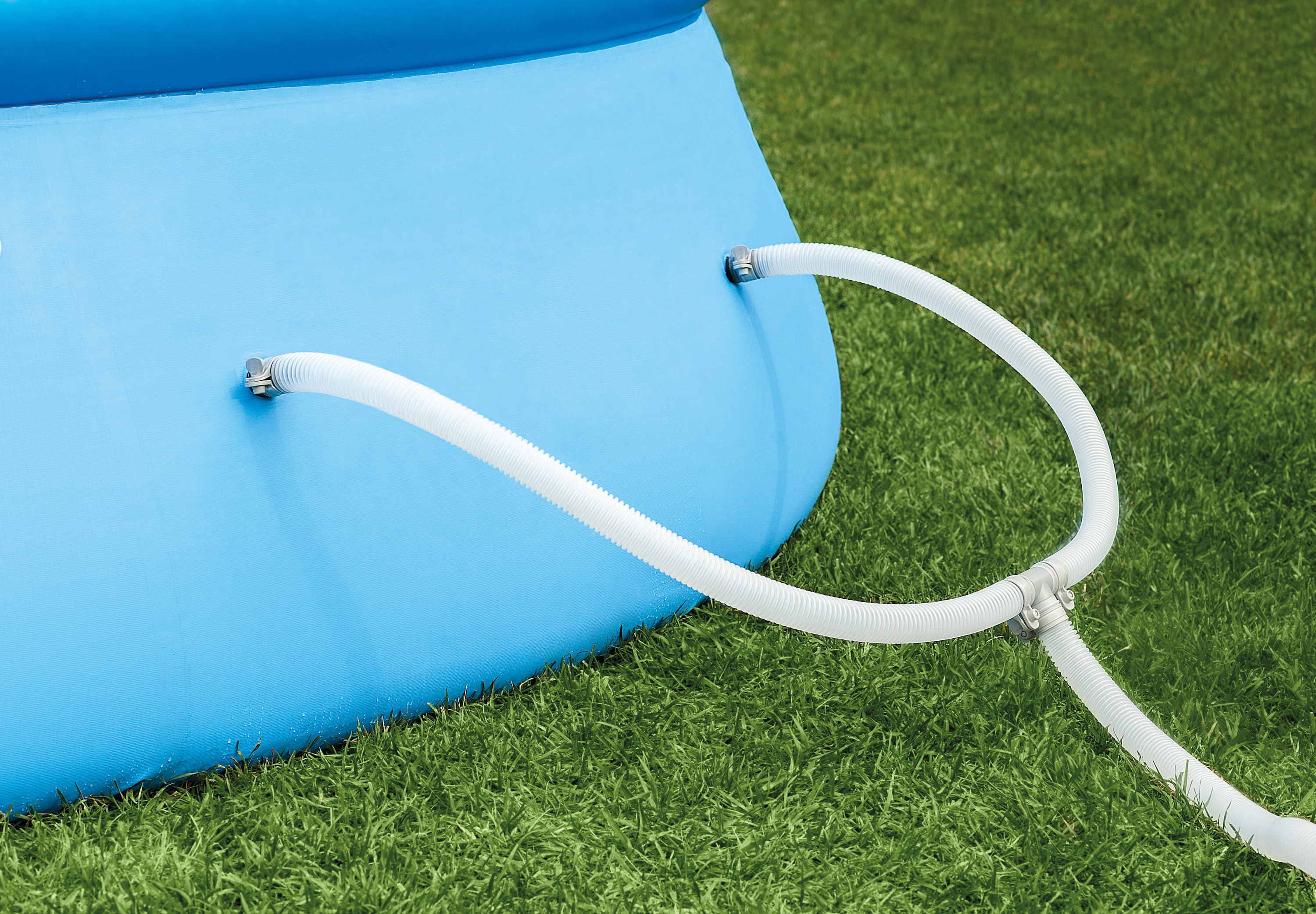 Intex Easy Set Above Ground Pool Kit & 530 GPH Filter Pump (Open Box) (2 Pack)