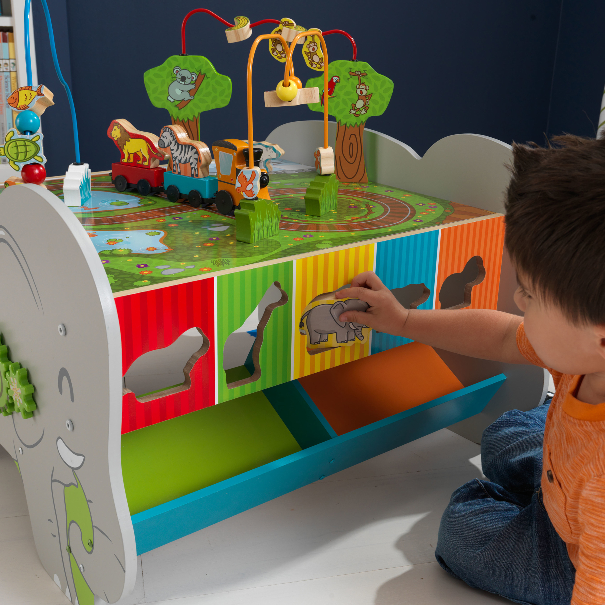 childrens wooden activity centre