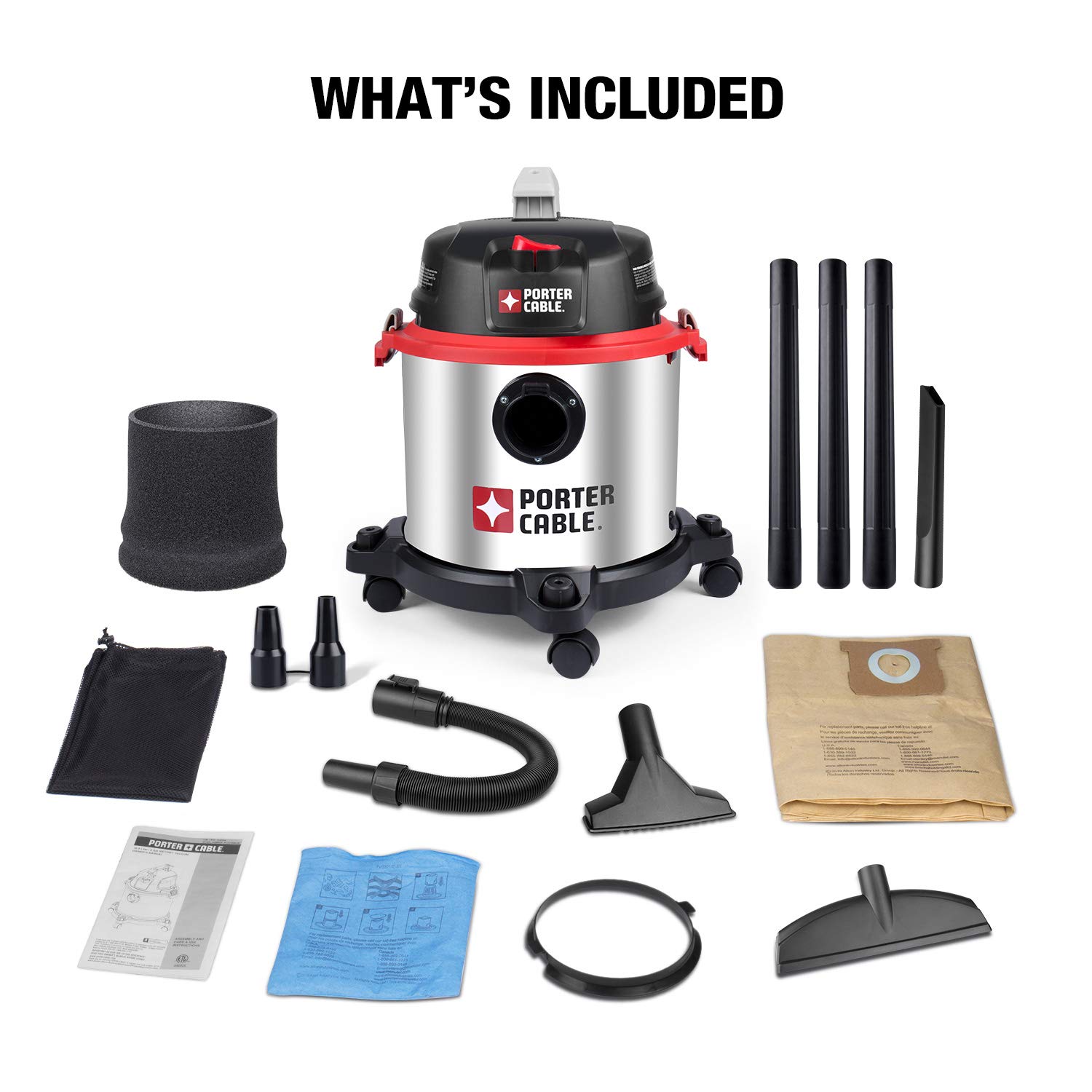 Porter Cable 4.0 Wet Dry Vacuum - Porter-Cable 20V MAX Wet-Dry Vac ...