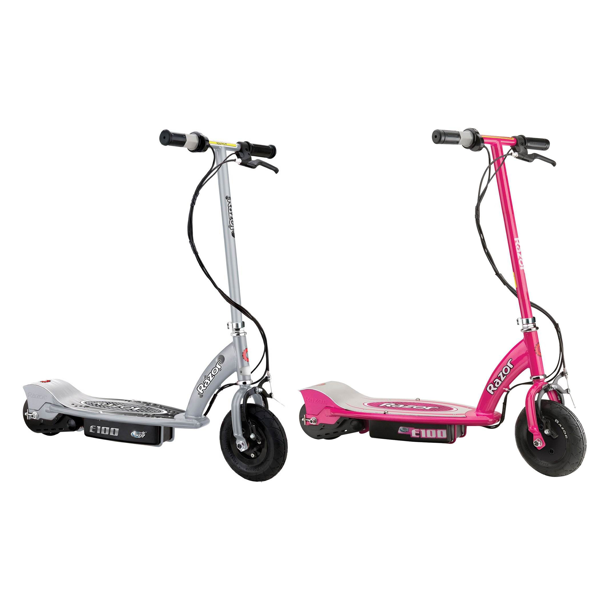 pink razor e100 electric scooter