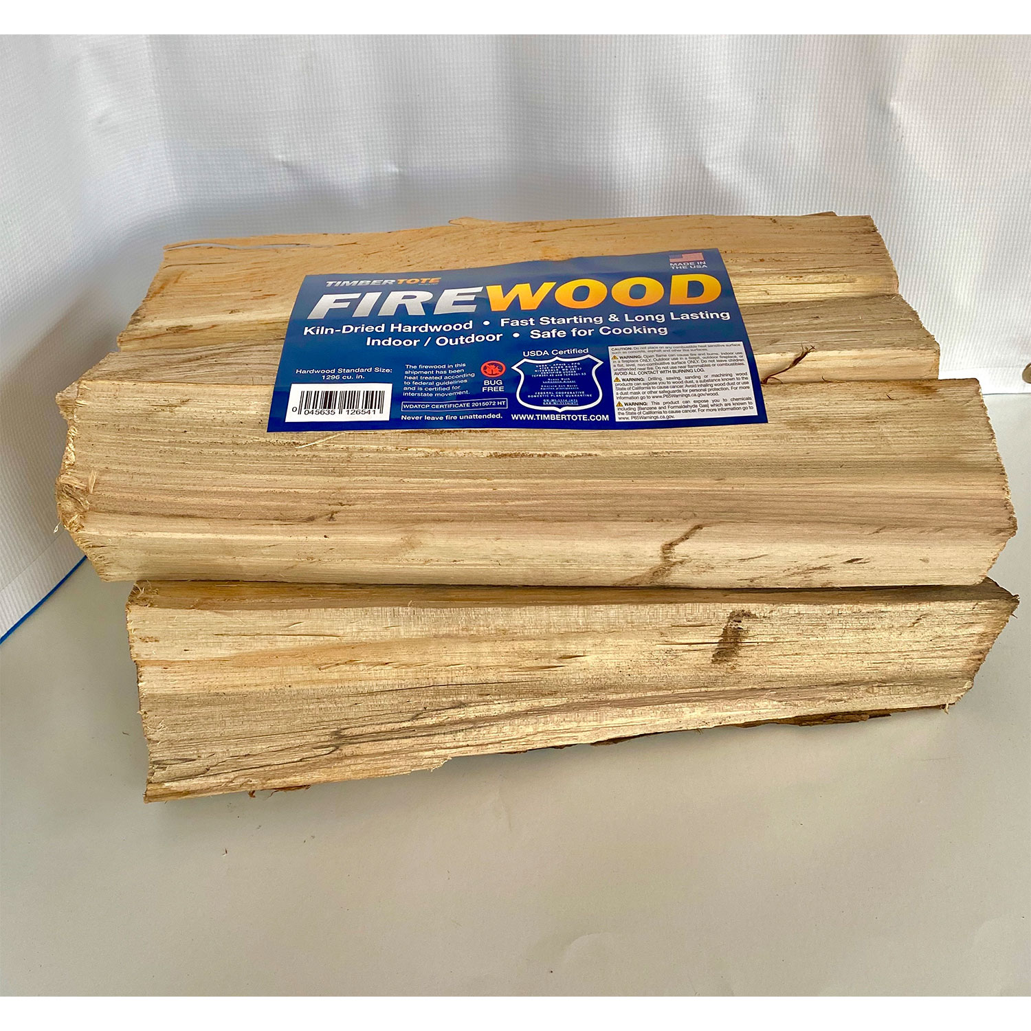 Timbertote Natural Hardwood Mix Fire Log Firewood Bundle For Fireplace Firepit Ebay