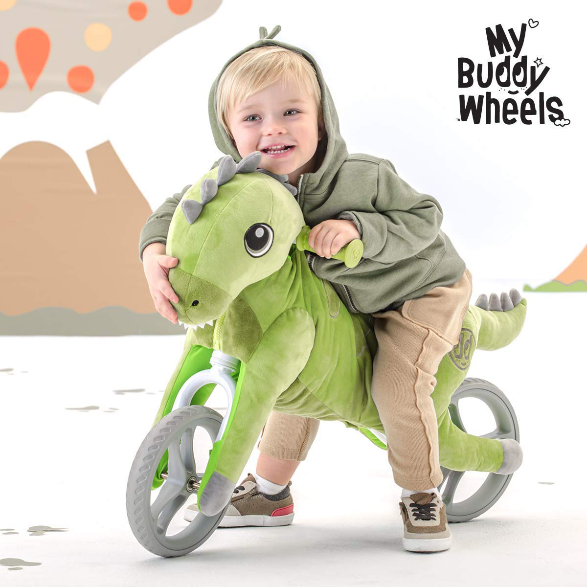 dinosaur balance bike