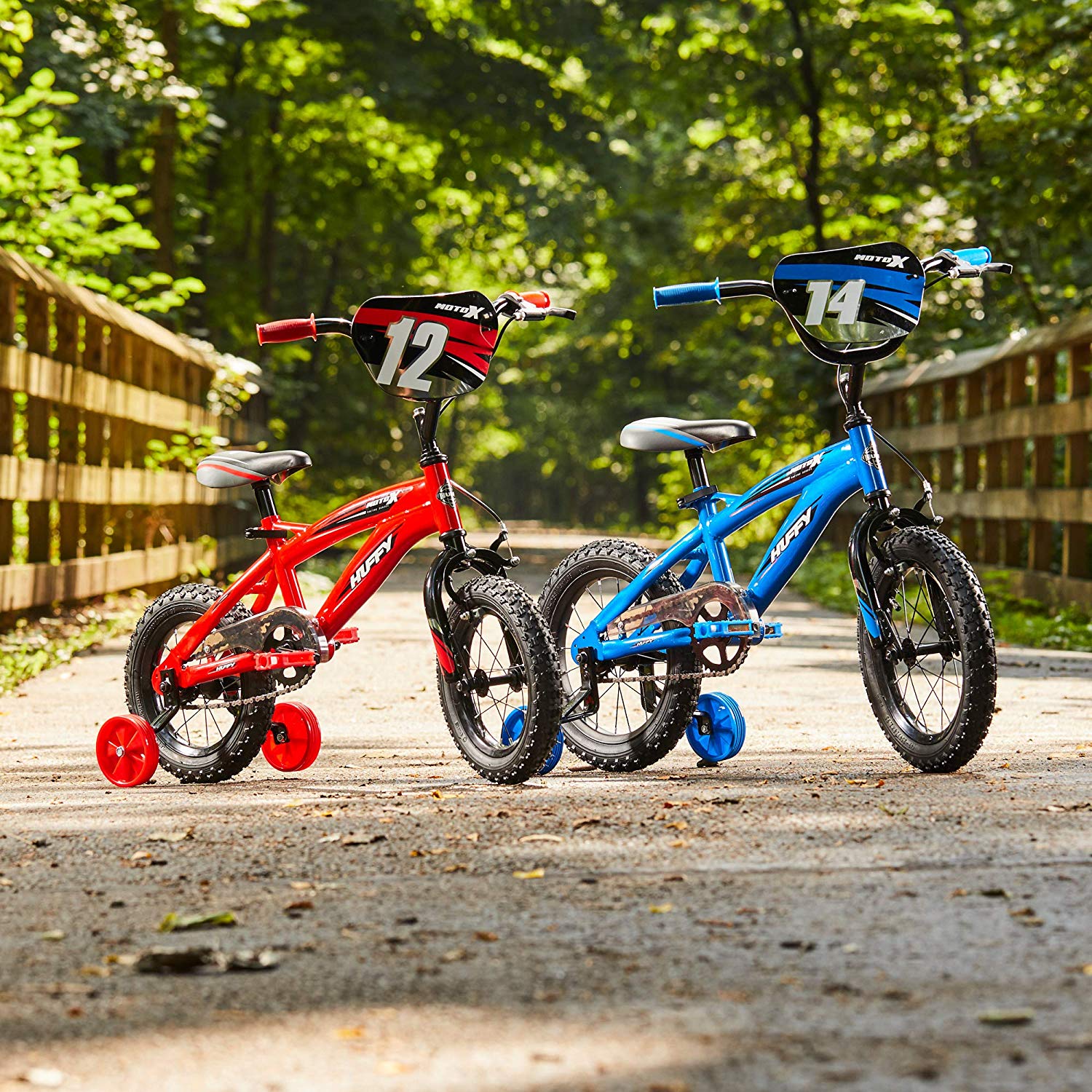 Huffy Moto X 12 Inch Age 3-5 Kids Bike Bicycle with Training Wheels ...