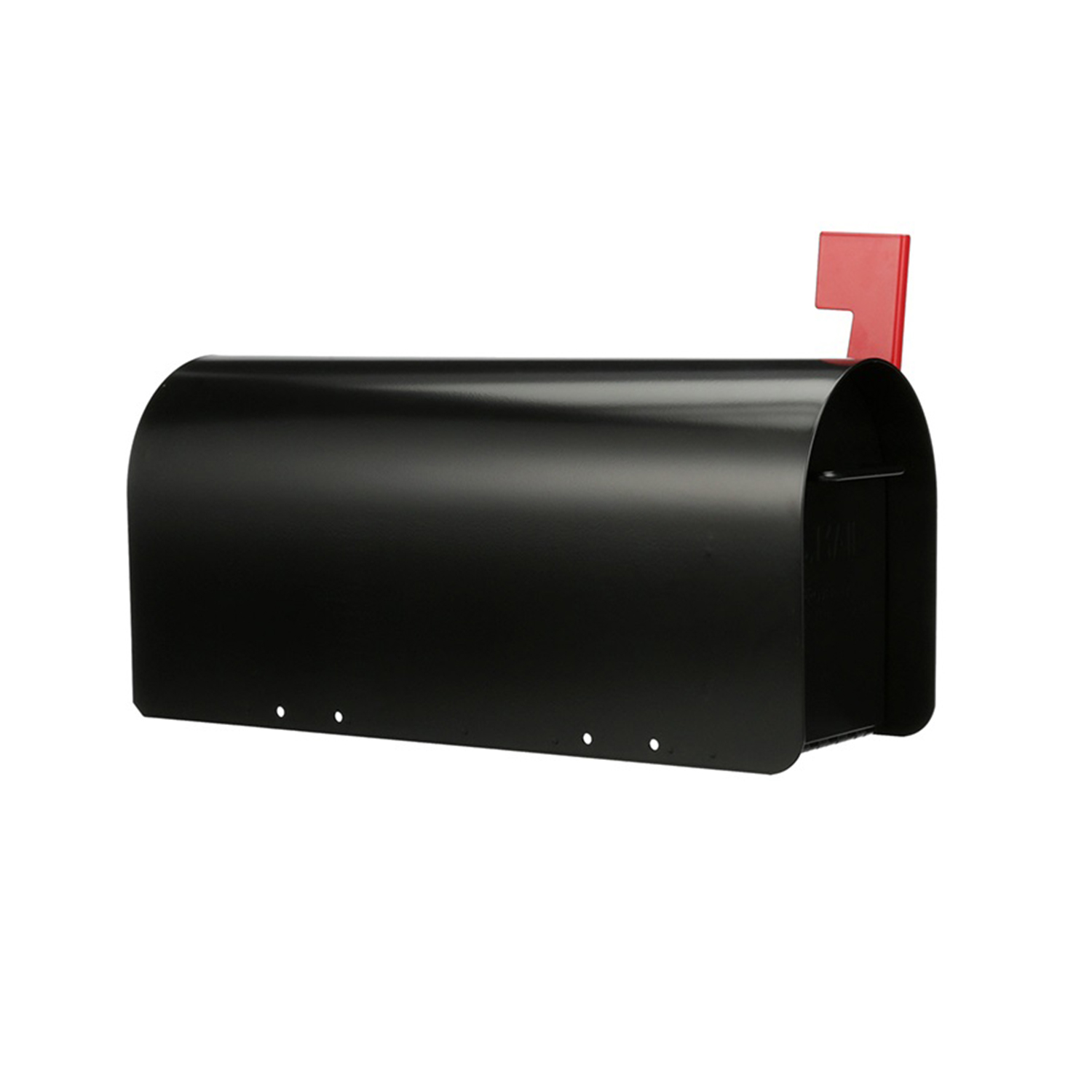 Gibraltar Mailboxes Ironside Large Post Mount Steel Mailbox, Black (For