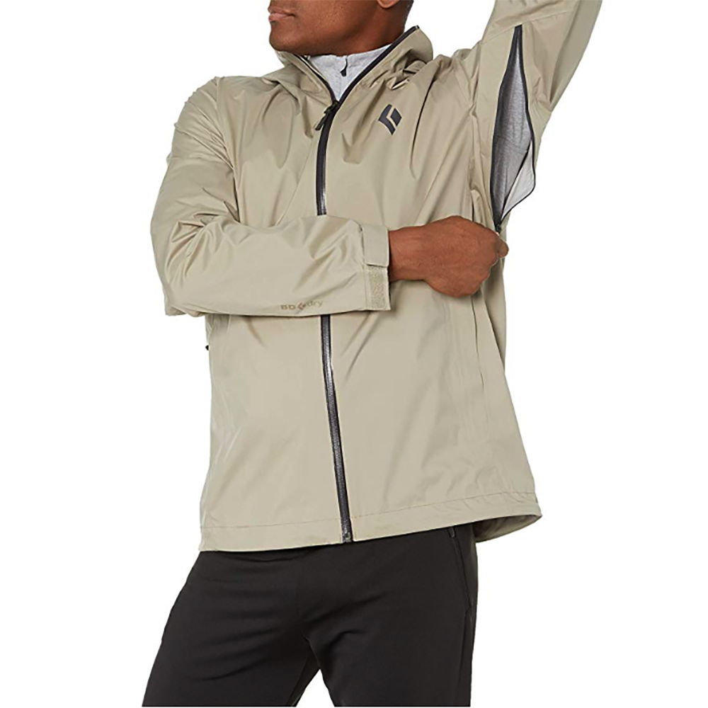 black diamond mens m stormline stretch rain shell