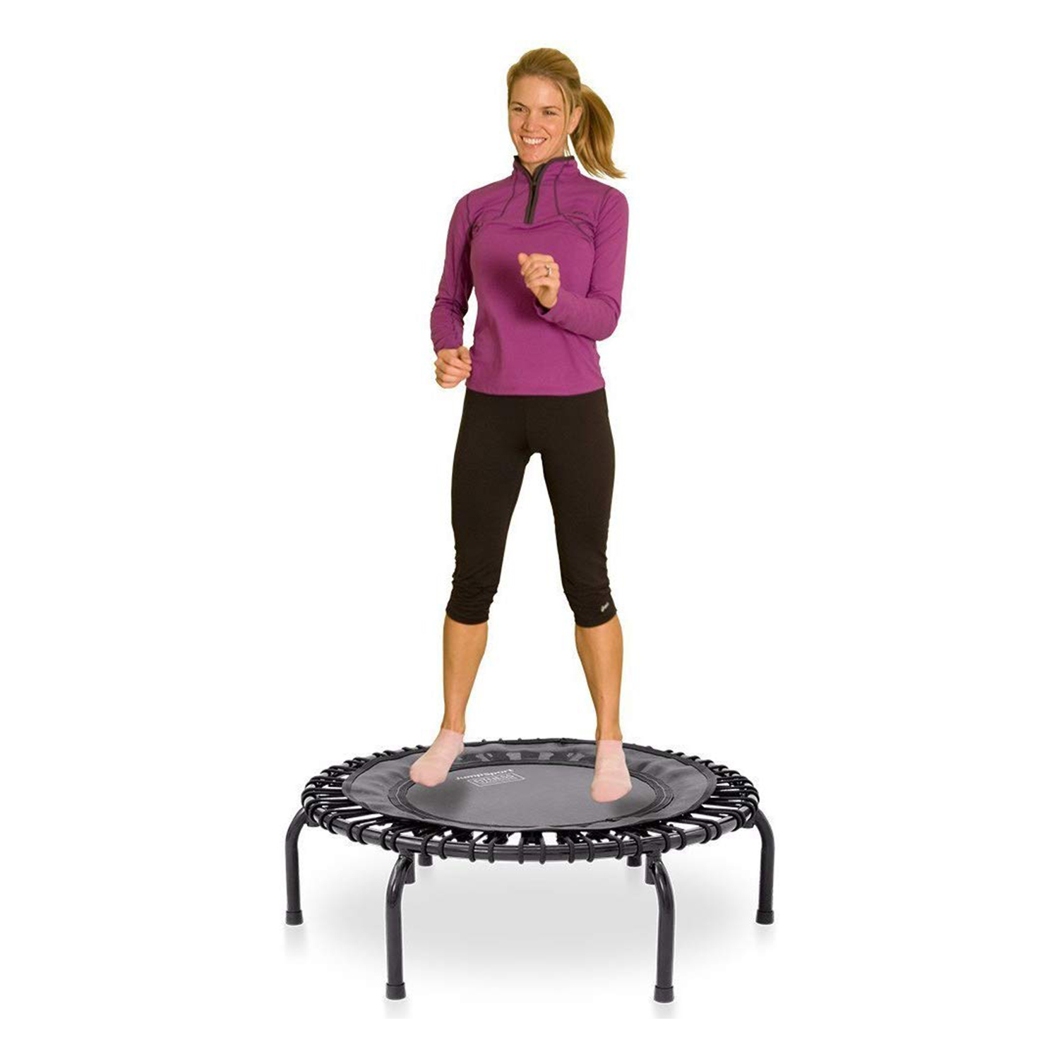 JumpSport 350 Indoor Lightweight 39-Inch Heavy Duty Fitness Trampoline ...