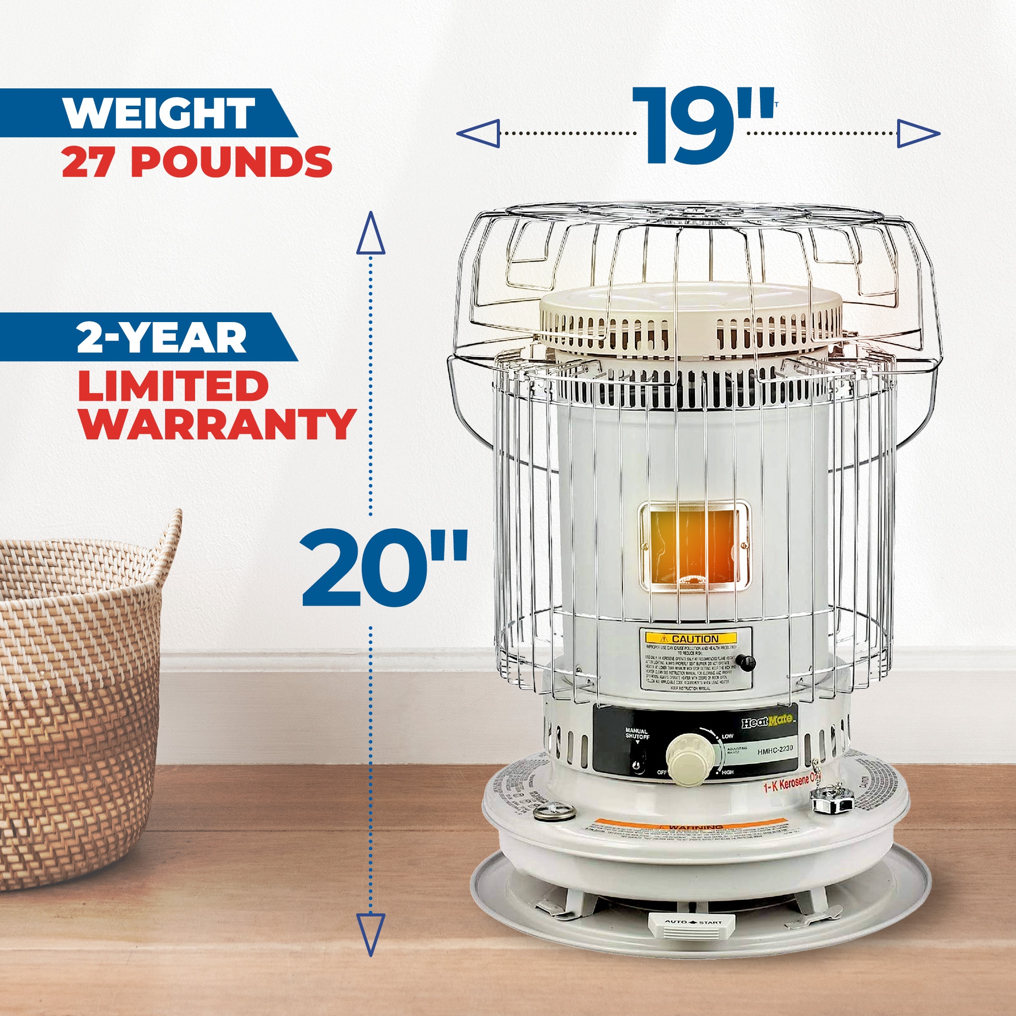 Sengoku HeatMate Portable Convection Kerosene Heater 795561922341