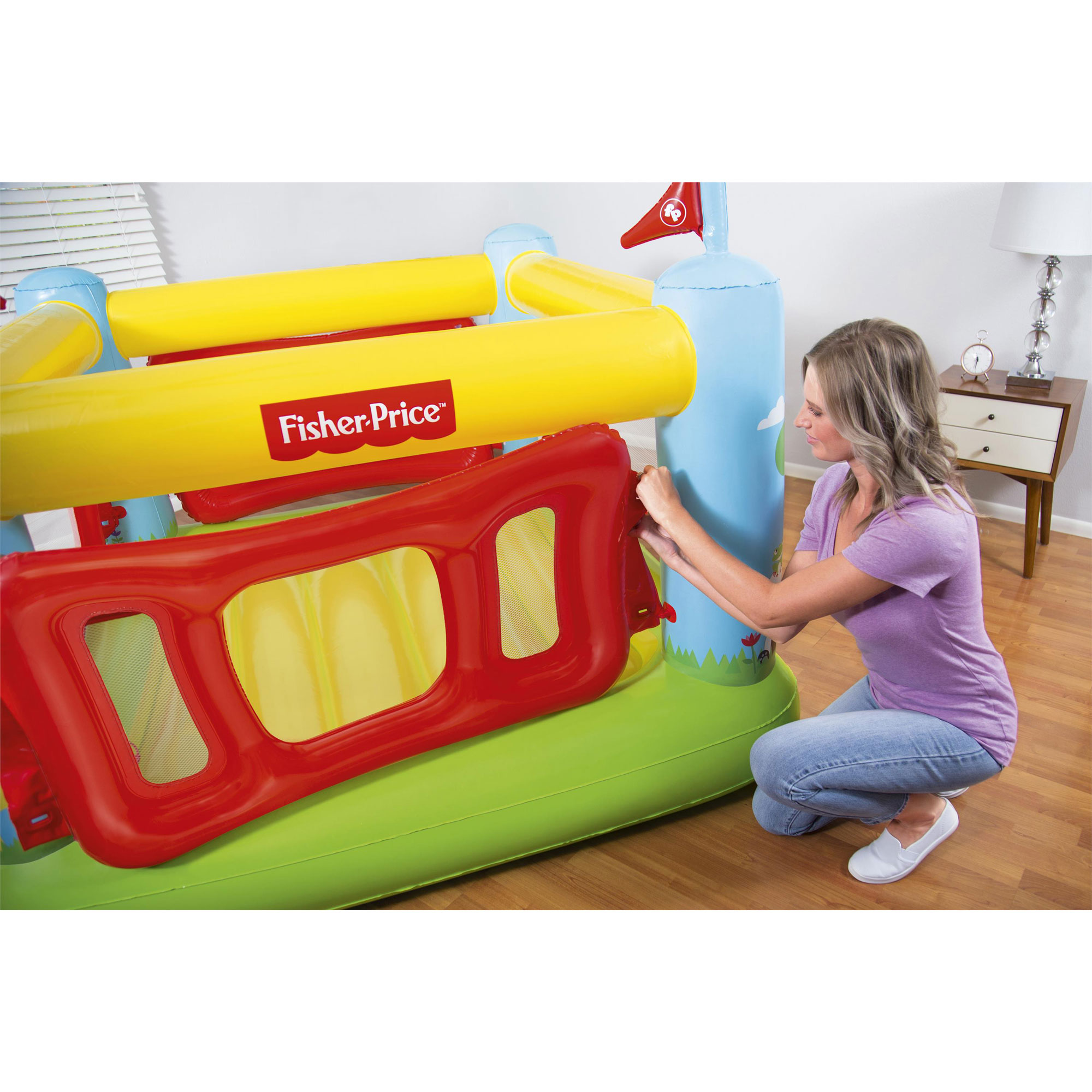 FisherPrice Kids Bouncetastic Bouncer Inflatable Bounce