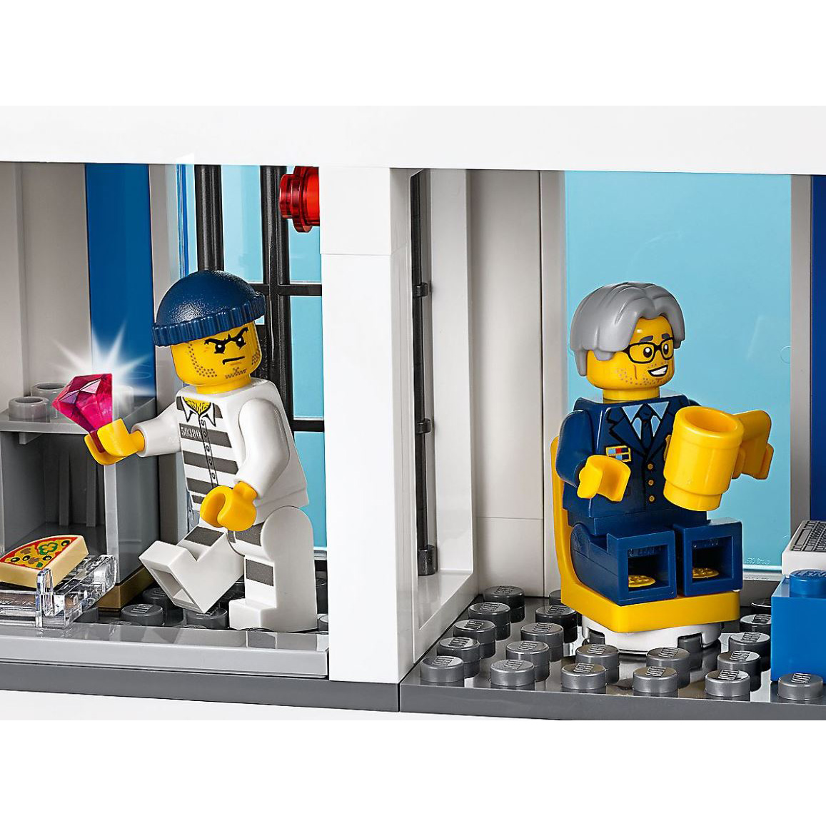 LEGO City 60246 Toy Police Station Block Building Set ...