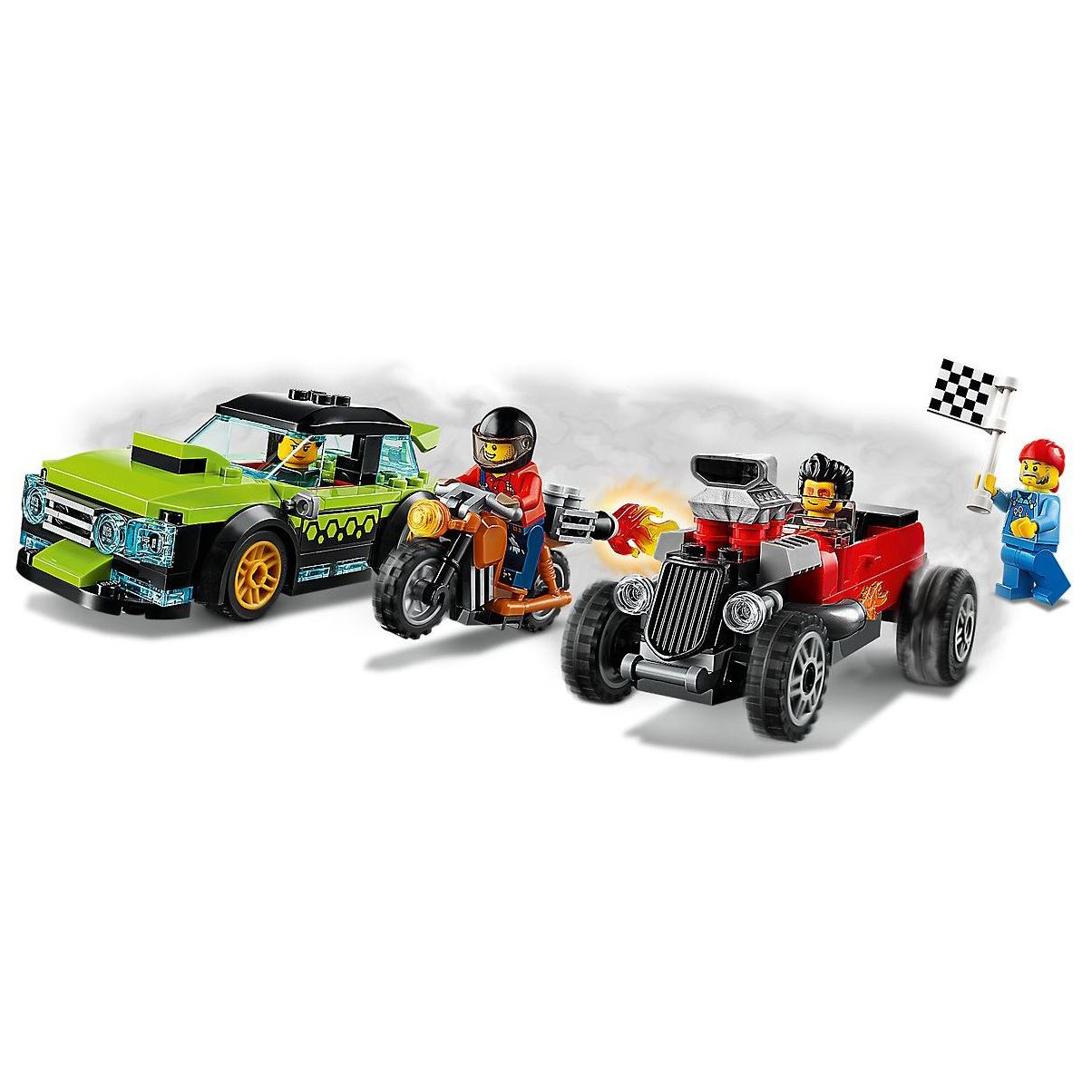 LEGO City 60258 Tuning Workshop Car Garage Block Building Set with 7 ...