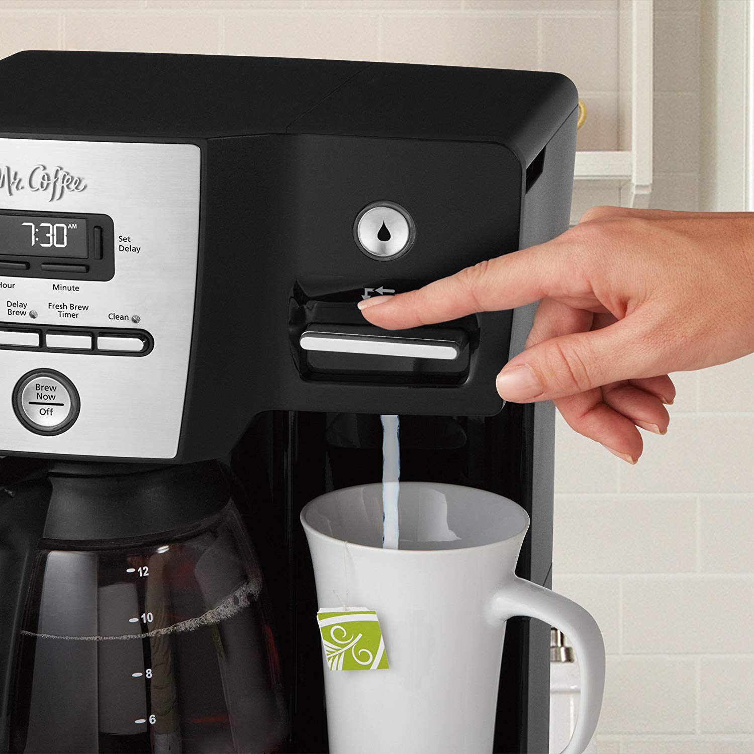 Mr. Coffee Multi Function 12 Cup Brew Programmable Coffee Maker Black