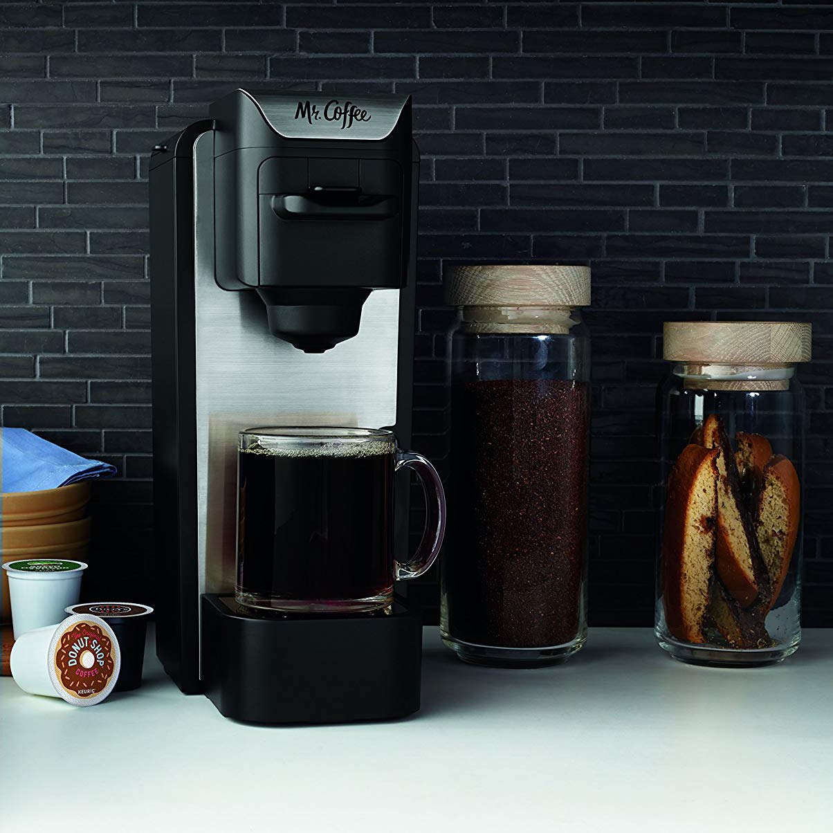 Mr. Coffee 10 Ounce Single Serve K Cup/Ground Versatile