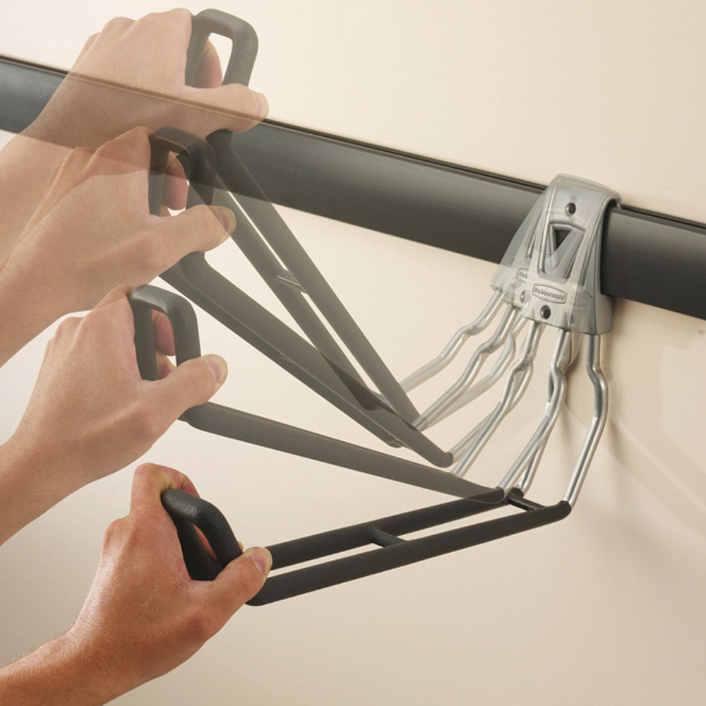 Rubbermaid 1784415 Fast Track 48 Inch Steel Horizontal Wall Mounted