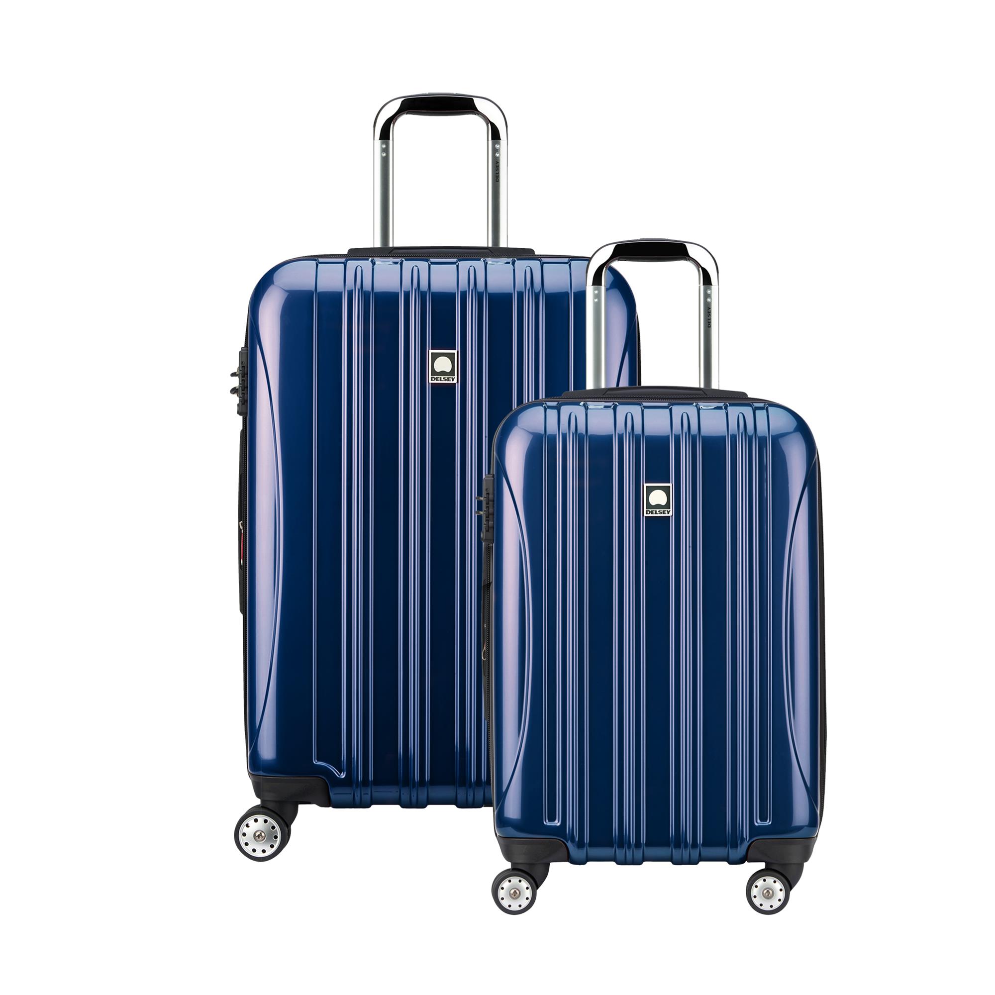 DELSEY Paris Durable Lightweight Aero Spinner Hardcase Travel Luggage