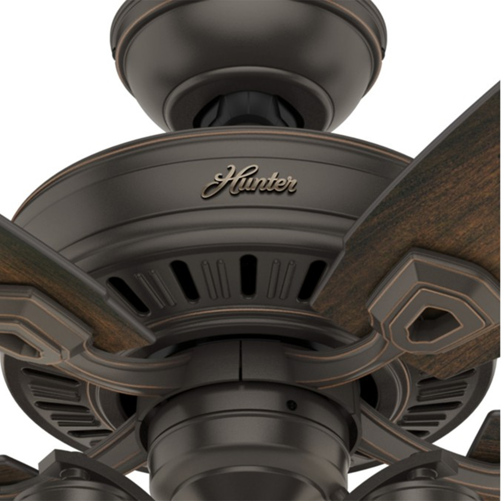 Hunter Fan Company Rockledge 60" Ceiling Fan w/ 3 Lights, Onyx Bengal (Open Box) 49694541567 eBay