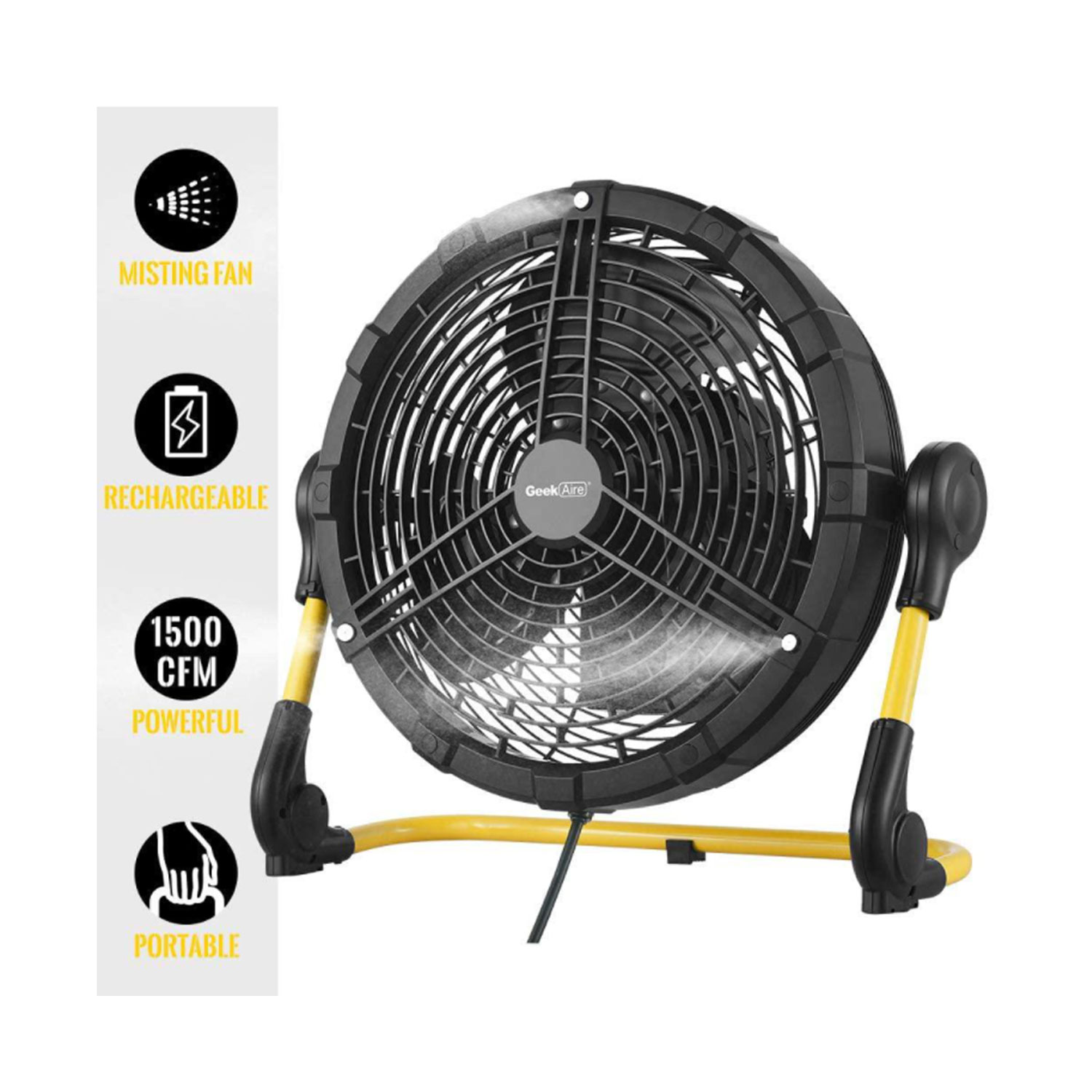rechargeable battery operated fans