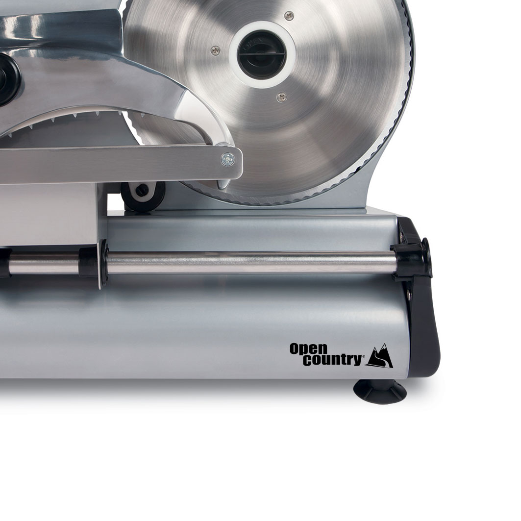 Open Country FS250SK 8.7 In Blade 180 Watt Stainless Steel Food Slicer
