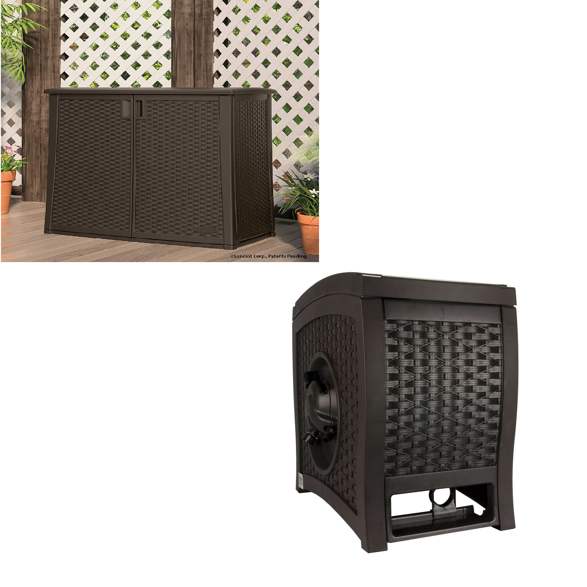 Suncast Backyard Oasis Storage And Entertaining Station Instructions