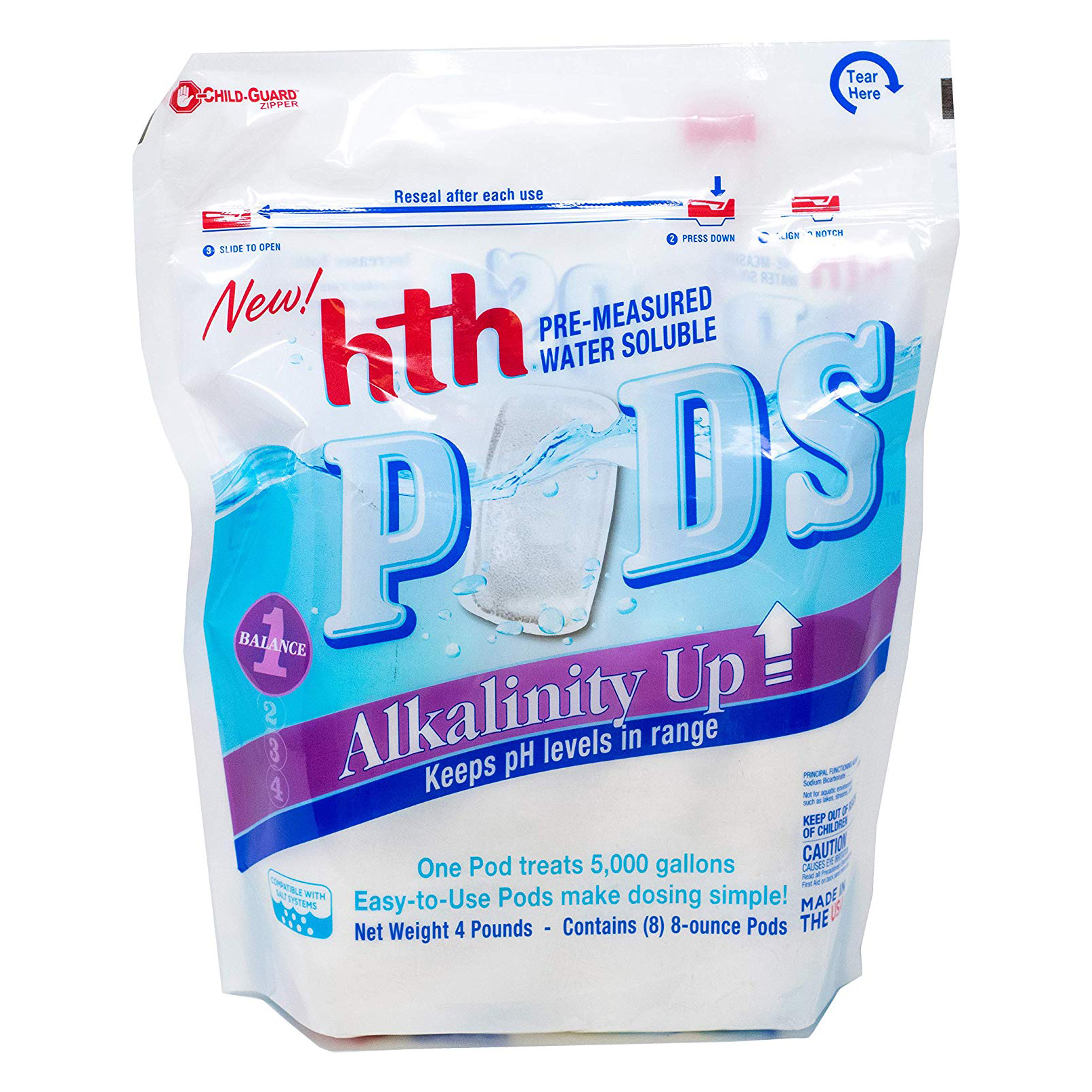 HTH 67053 PreMeasured Water Soluble Pool Chemical