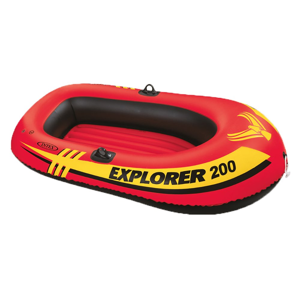 Intex Explorer 200 aufblasbares 2-Personen-Floß-Set mit 2 Rudern & Pumpe (5er-Pack) - Bild 2 von 8