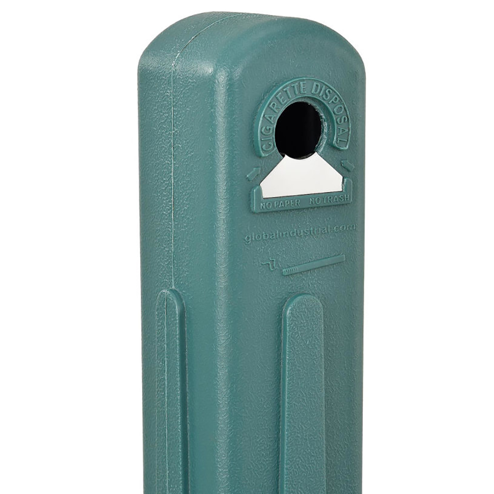 Global Industrial 1.5 Gal Flame Resistant Upright Plastic Ashtray