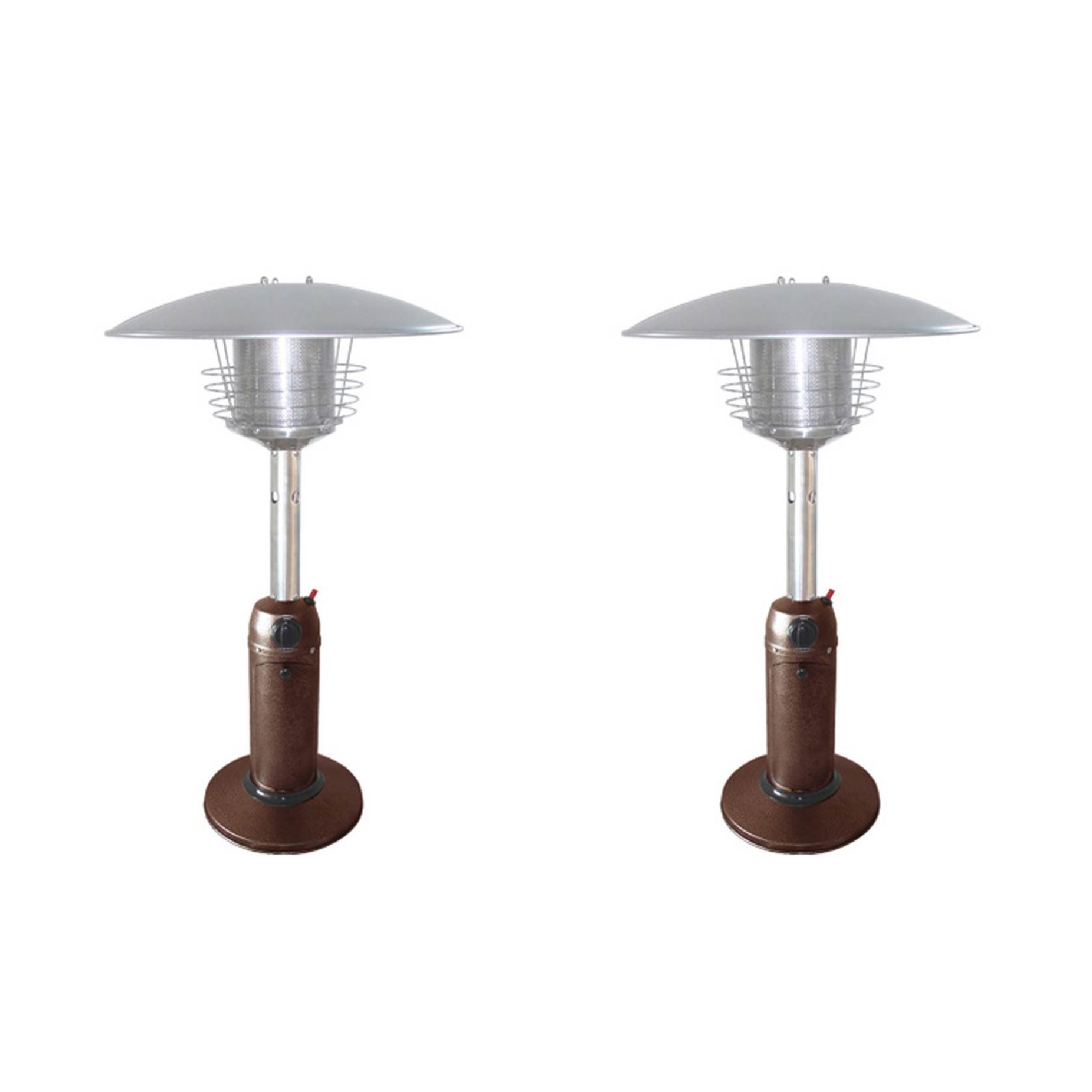 AZ Patio Heaters Gas Outdoor Tabletop Patio Heater, Hammered Bronze (2
