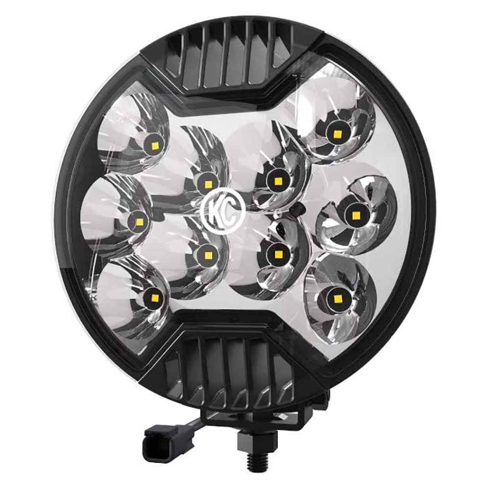 KC HiLiTES KC100 SlimLite Pro Bright Vehicle LED Pair Spot Beam Light
