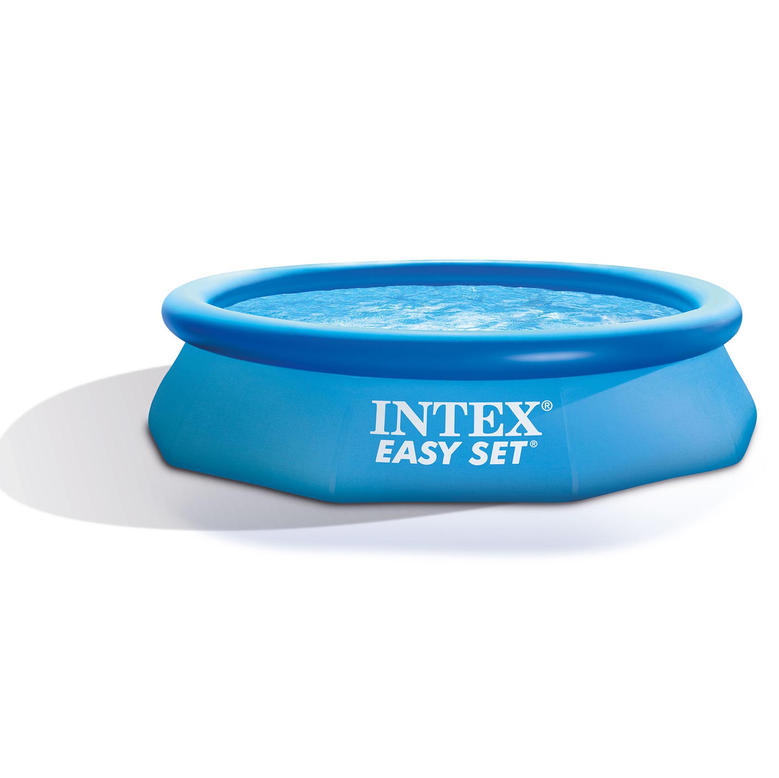 Intex 10'x2.5' Kid Swimming Pool w/Filter Pump & Cleaning Maintenance Kit - Picture 2 of 12