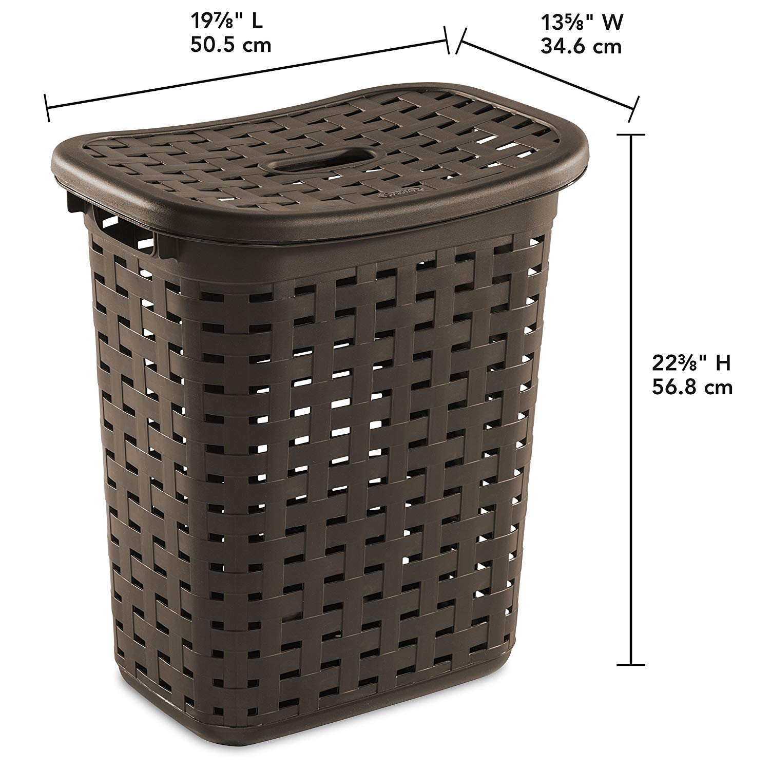 laundry hamper with lid plastic