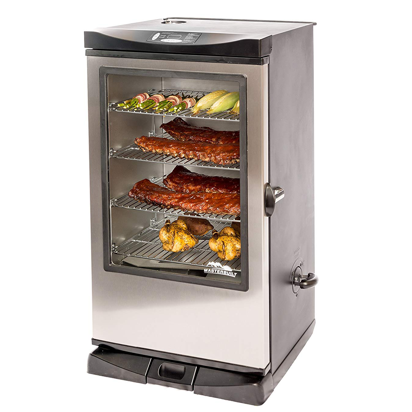 Masterbuilt 20075315 40Inch Digital Electric BBQ Smoker with Remote