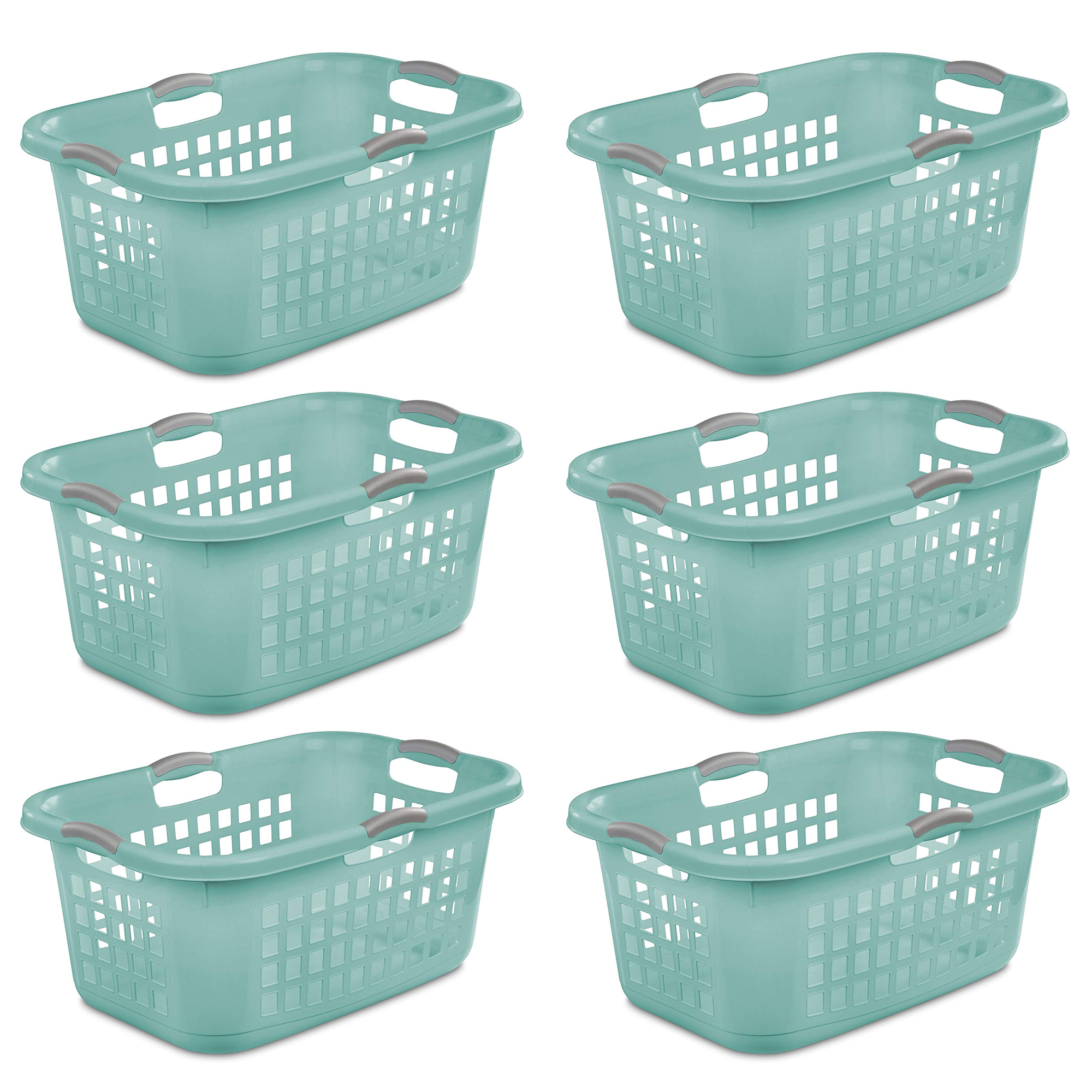 Laundry Basket Plastic Basket Swivel Stack Container Container Green Market Basket NEW 