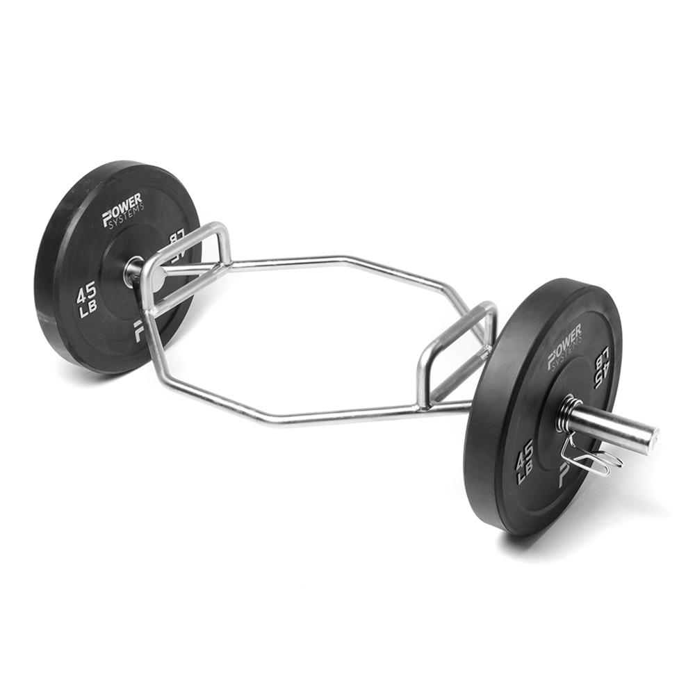 Power Systems 61858 Squats Deadlift Power Pull Hex Bar With 2 Handle